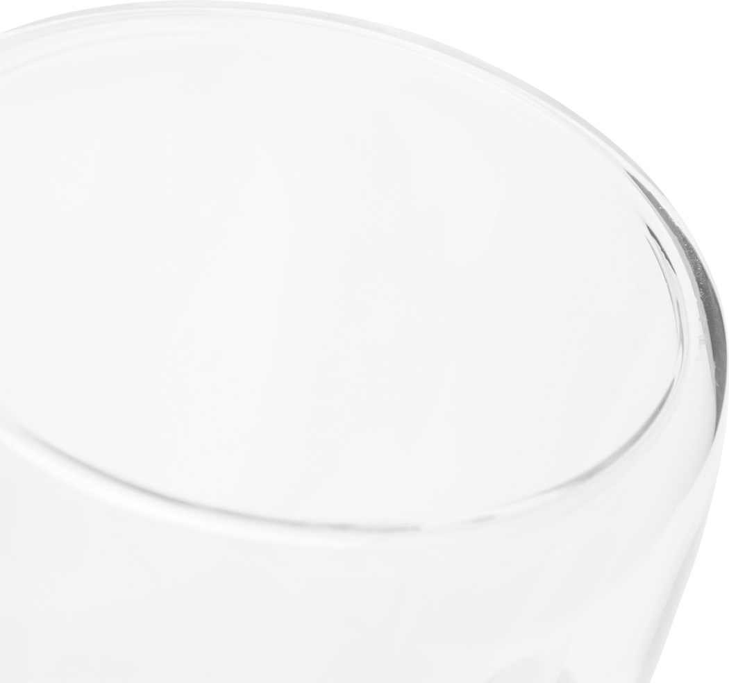 Doppelwandiges Glas BAMBOO ART M, ca. 350 ml, Bambusdeckel – bedruckbar