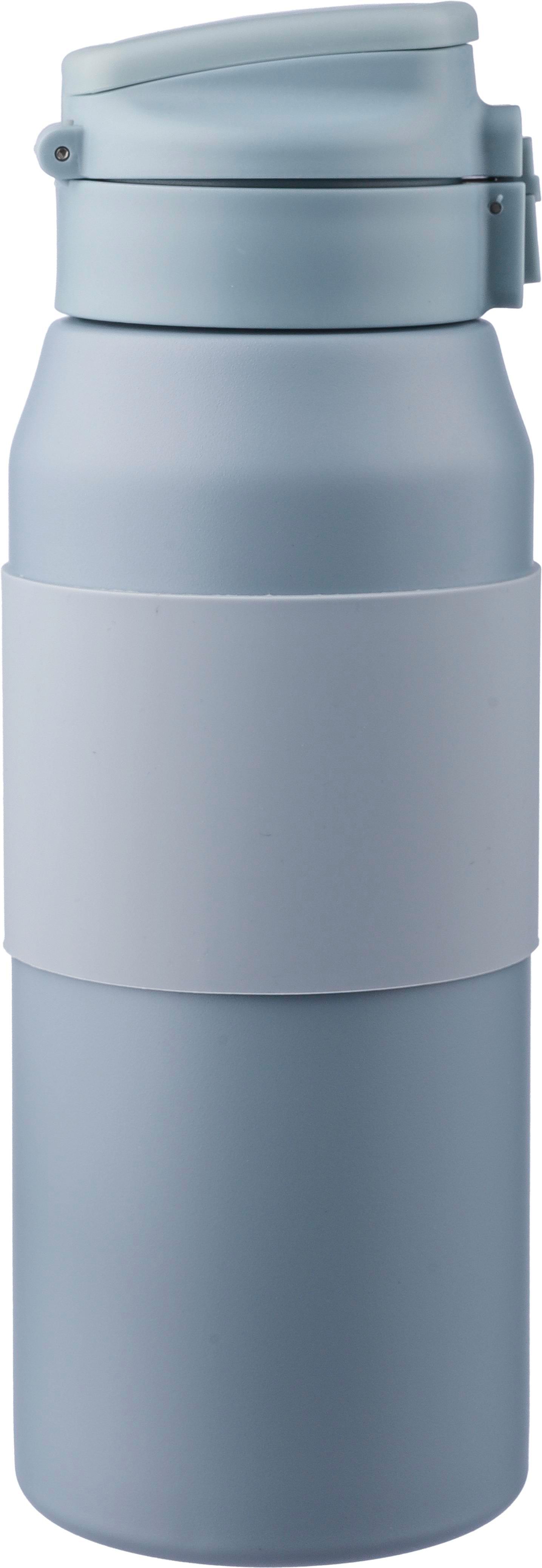 Doppelwandige Edelstahl-Trinkflasche 800 ml Katie mit Strohhalm