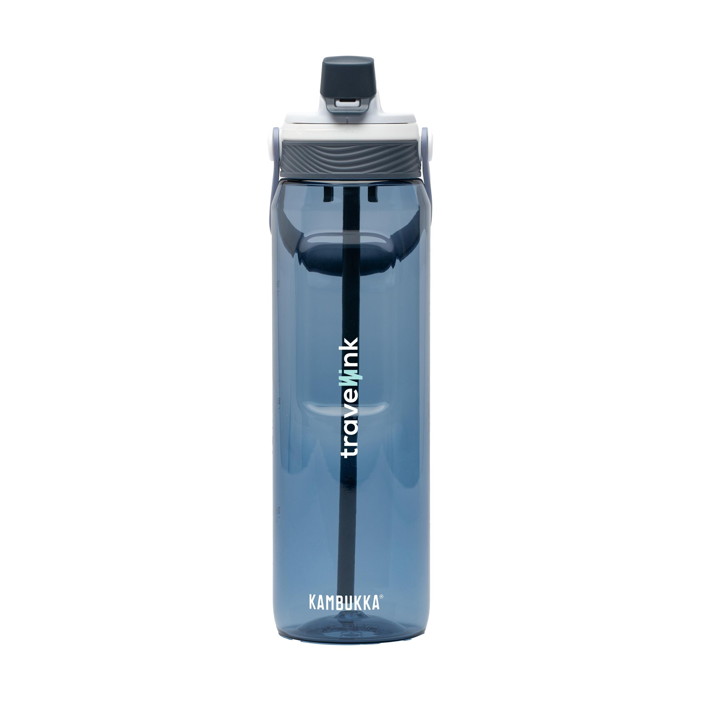 Kambukka® Dupla Hydrated Trinkflasche 1 L Tritan mit Strohhalm bedruckbar