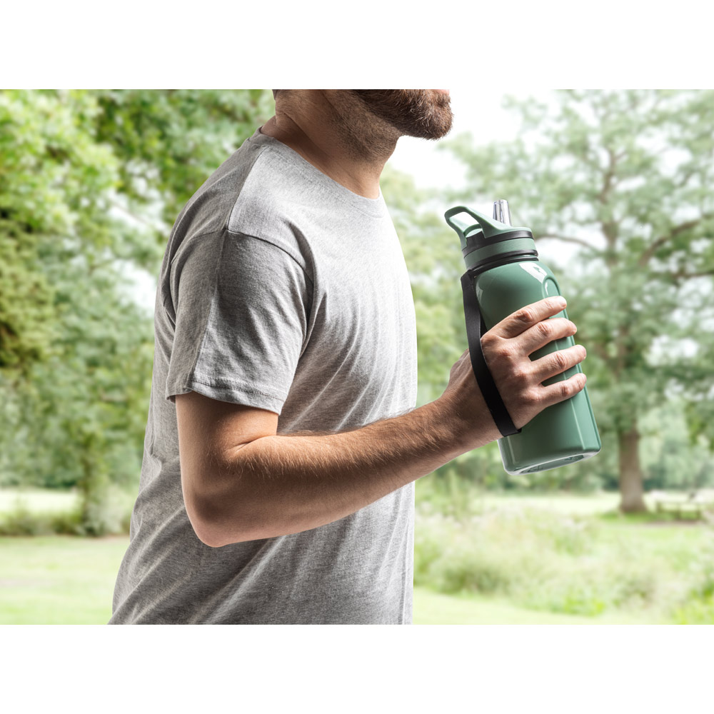 Sportflasche TYSON 1230 ml aus PETG mit Strohhalm, bedruckbar