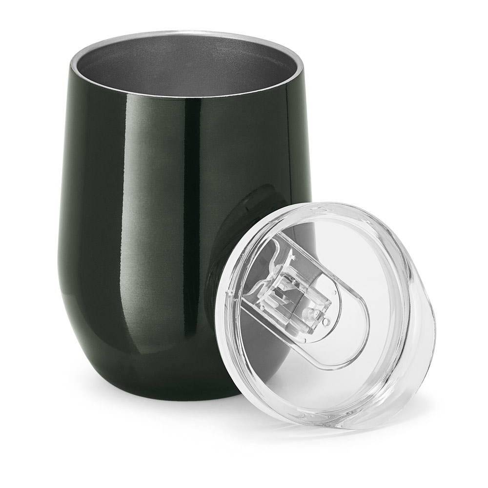 RONDE Reisebecher Edelstahl 400 ml, doppelwandig vakuumisoliert