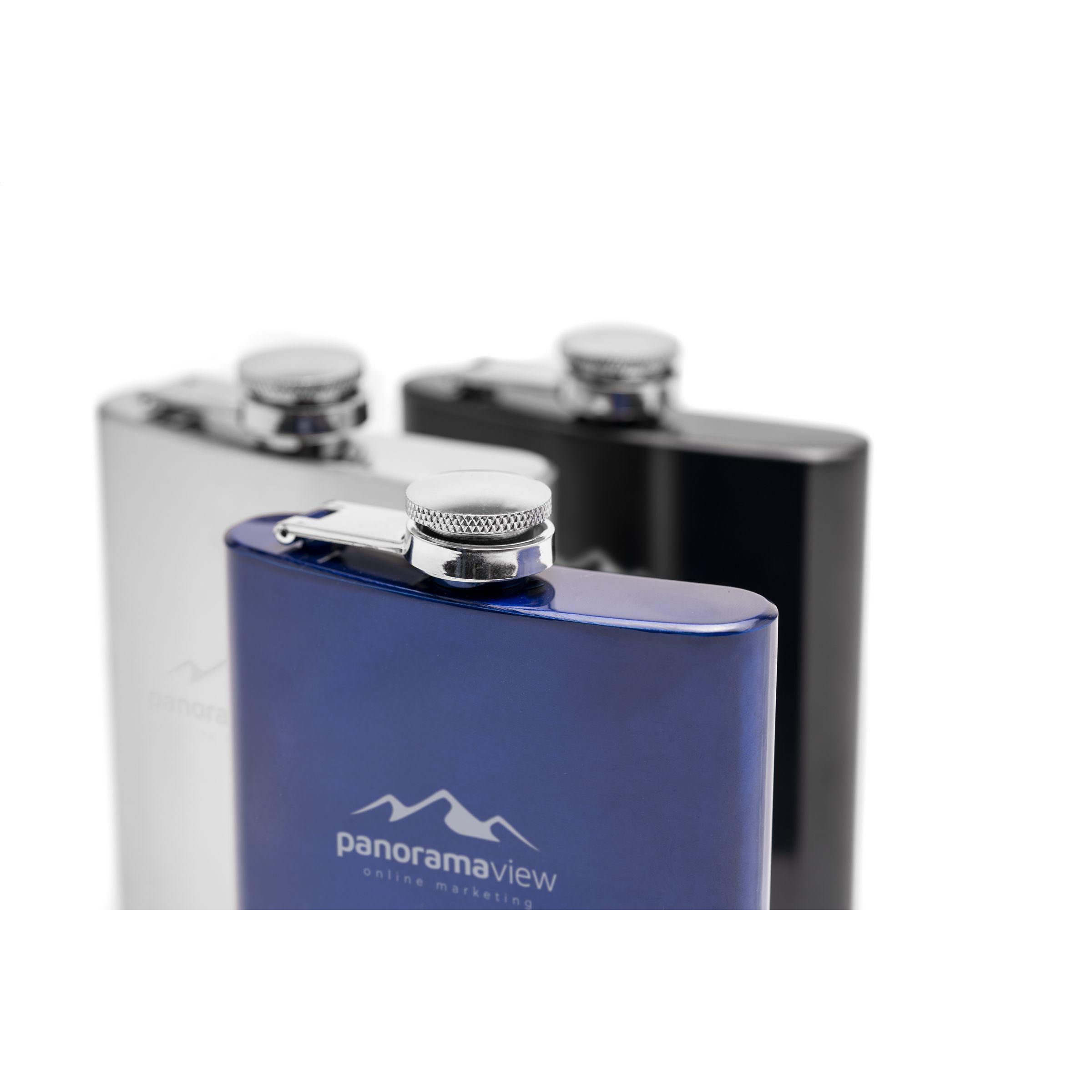 Flachmann HipFlask 200 ml Edelstahl, gebürstet – bedruckbar