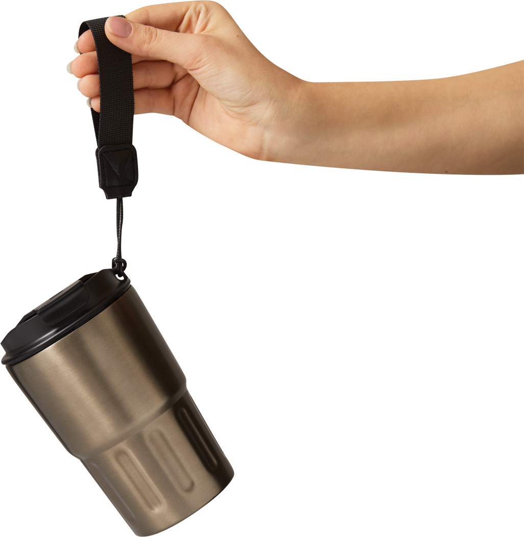 Vakuum-Trinkbecher TRAVEL MUG Edelstahl 400 ml, doppelwandig – bedruckbar