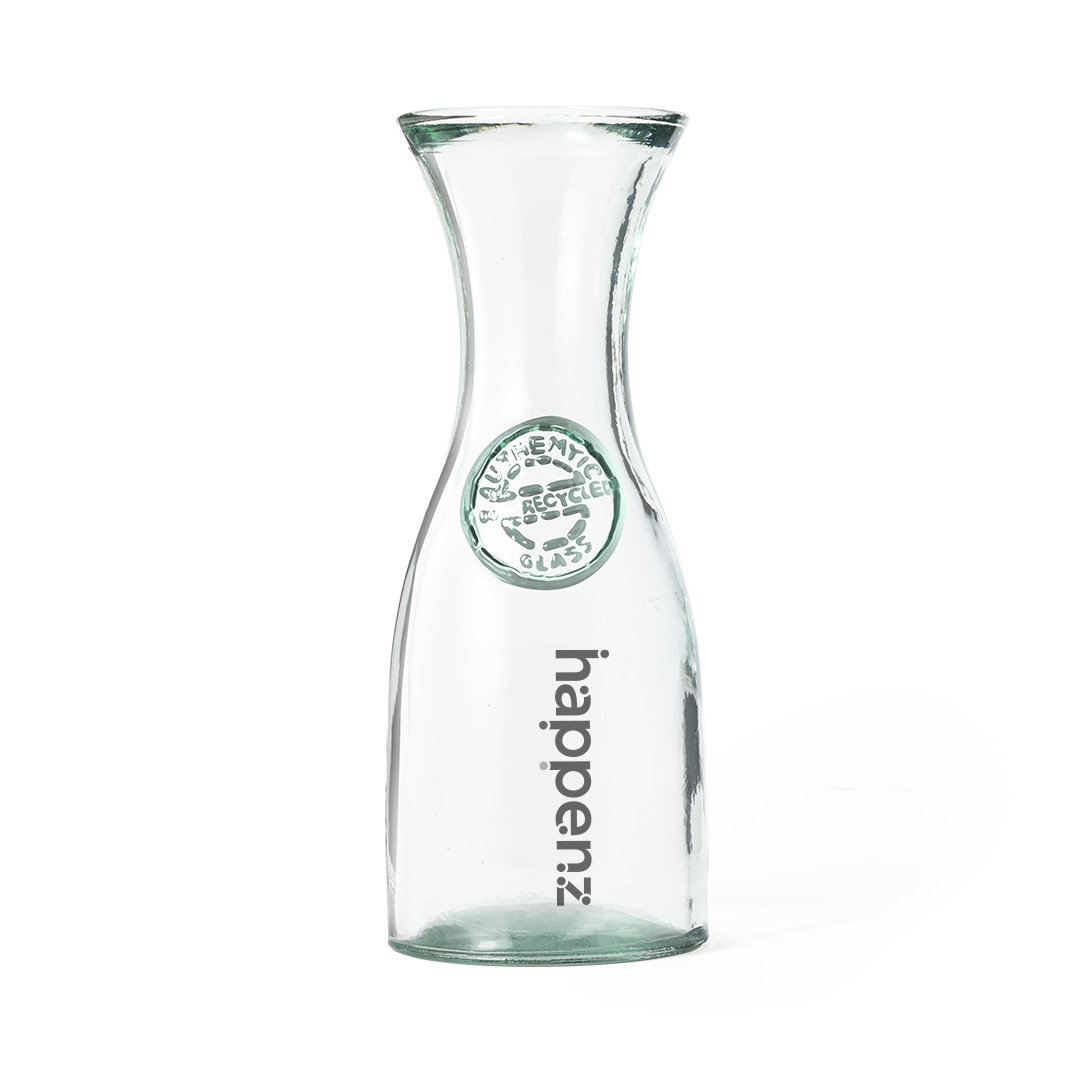Glas-Trinkflasche Zaslet 800 ml aus recyceltem Glas, GRS-zertifiziert