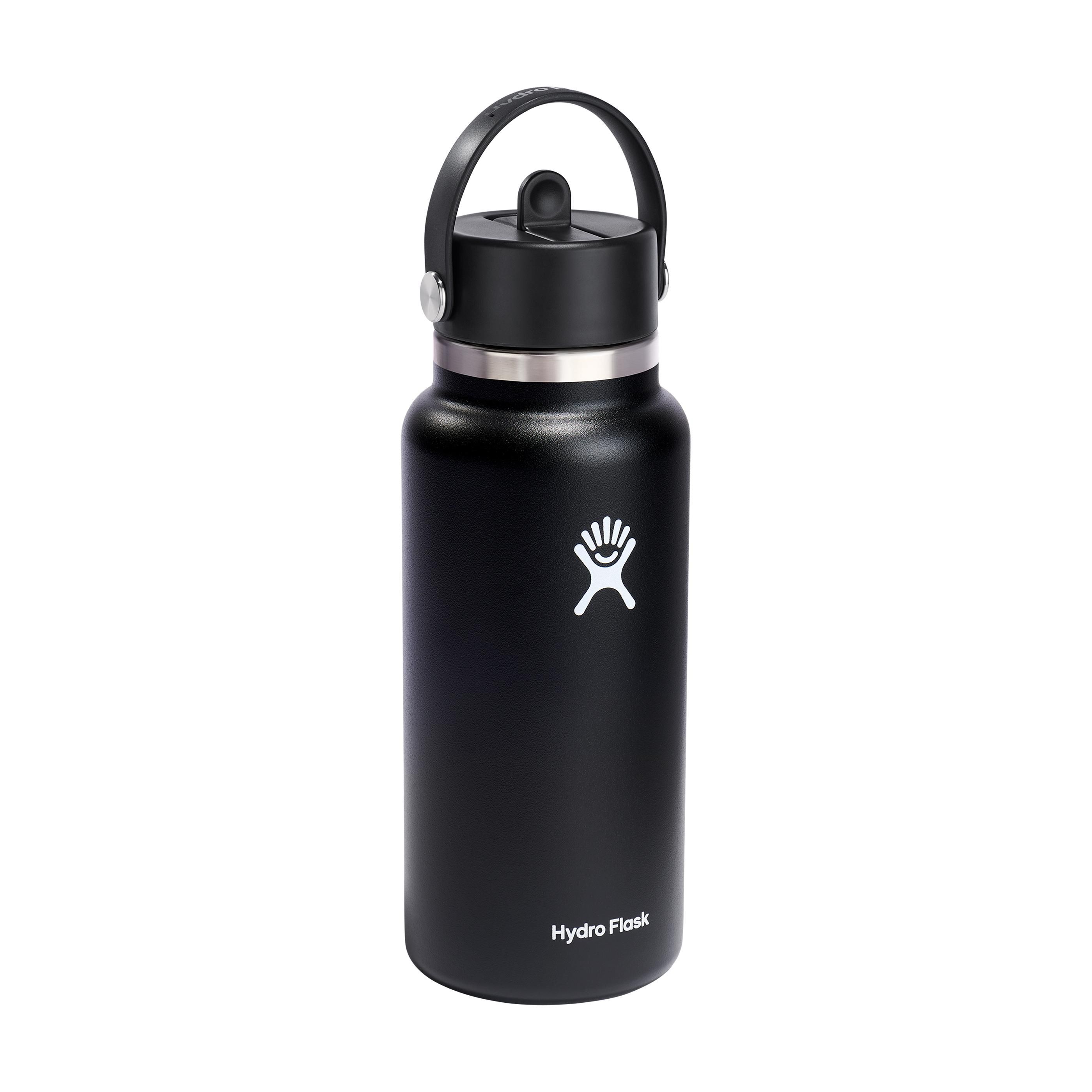 Hydro Flask Wide Mouth Edelstahl-Trinkflasche 946 ml mit Strohhalm