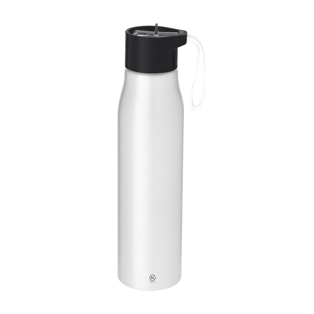 Trinkflasche Thorup 700 ml aus recyceltem Aluminium, bedruckbar