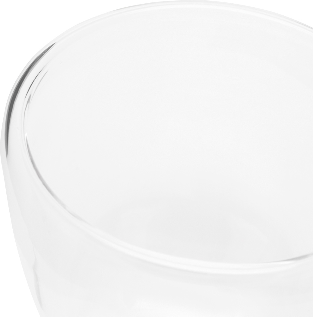 Doppelwandiges Glas BAMBOO ART S mit Bambusdeckel, ca. 250 ml