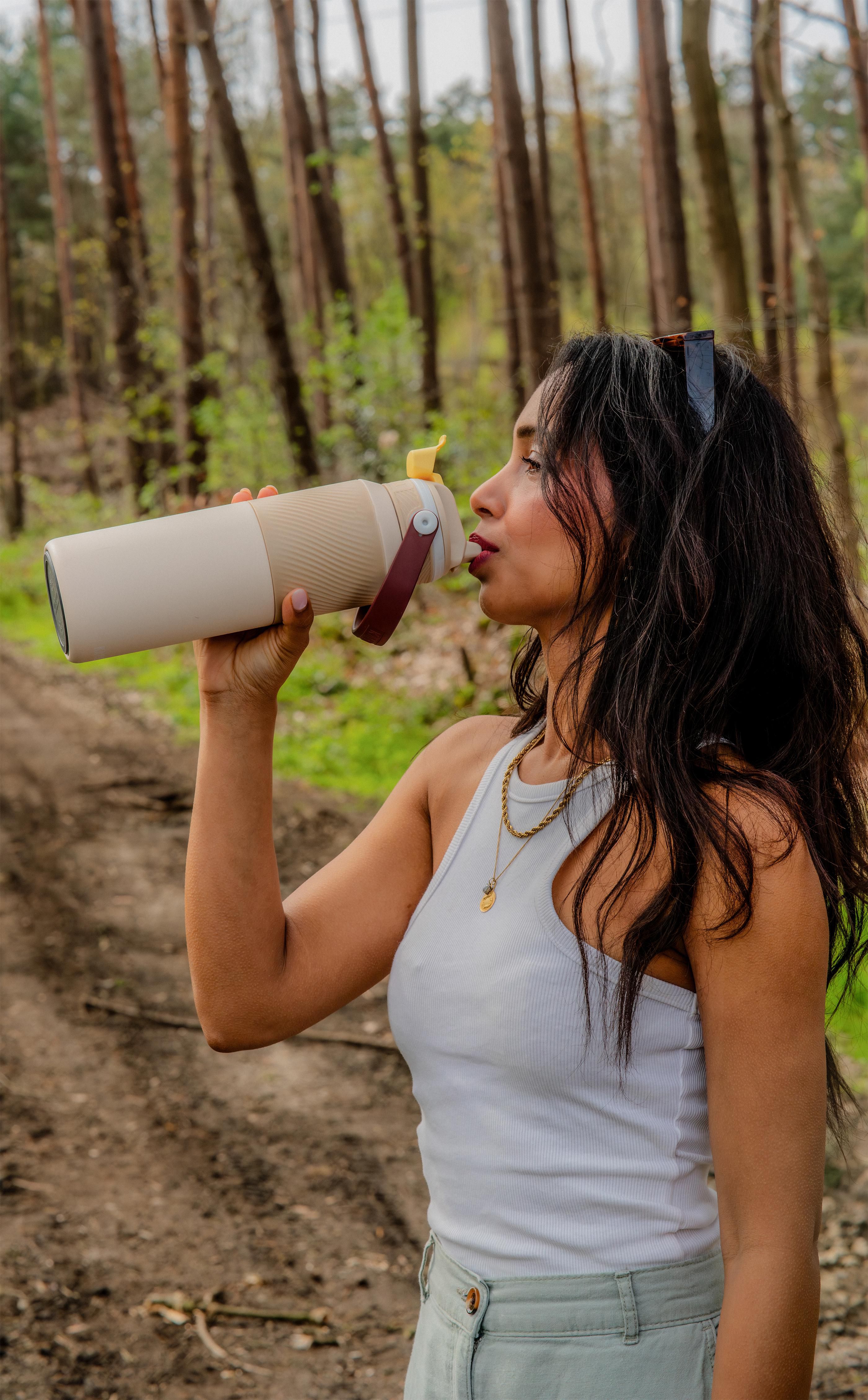 Kambukka® Dupla Edelstahl-Trinkflasche 1 L, isoliert – bedruckbar