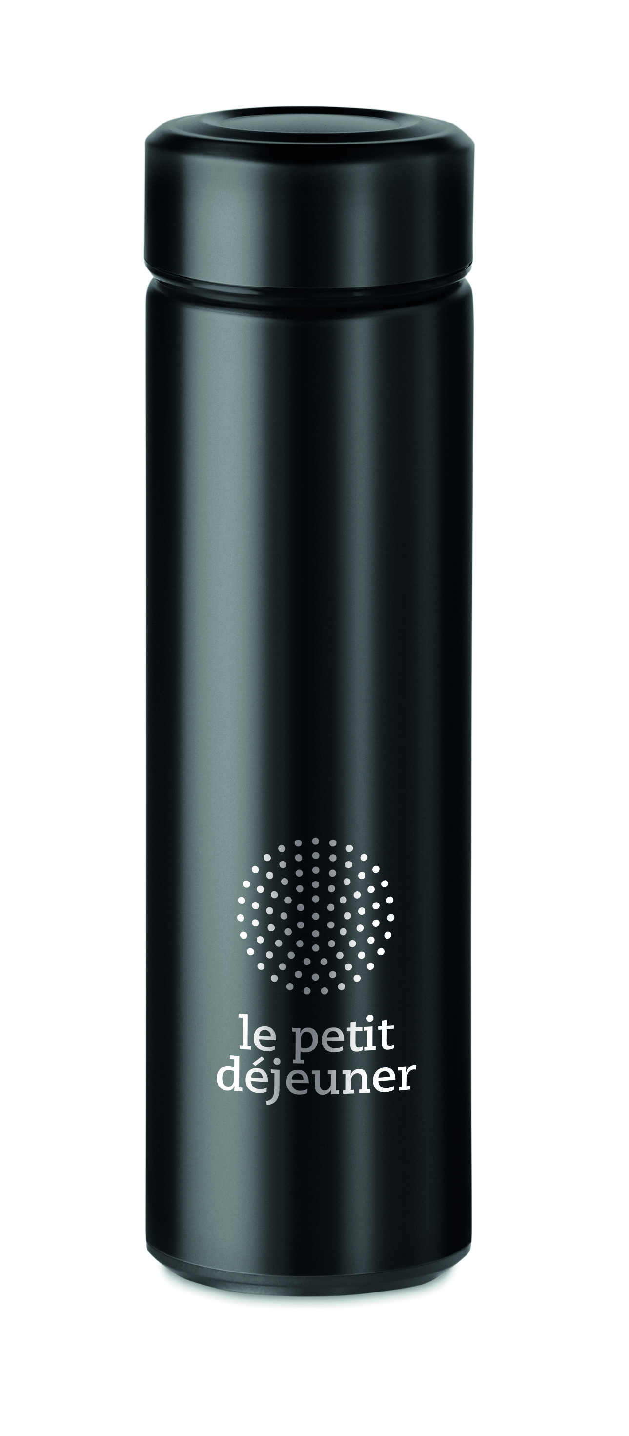 Edelstahl Trinkflasche PATAGO 425 ml – doppelwandig mit Tee-Sieb