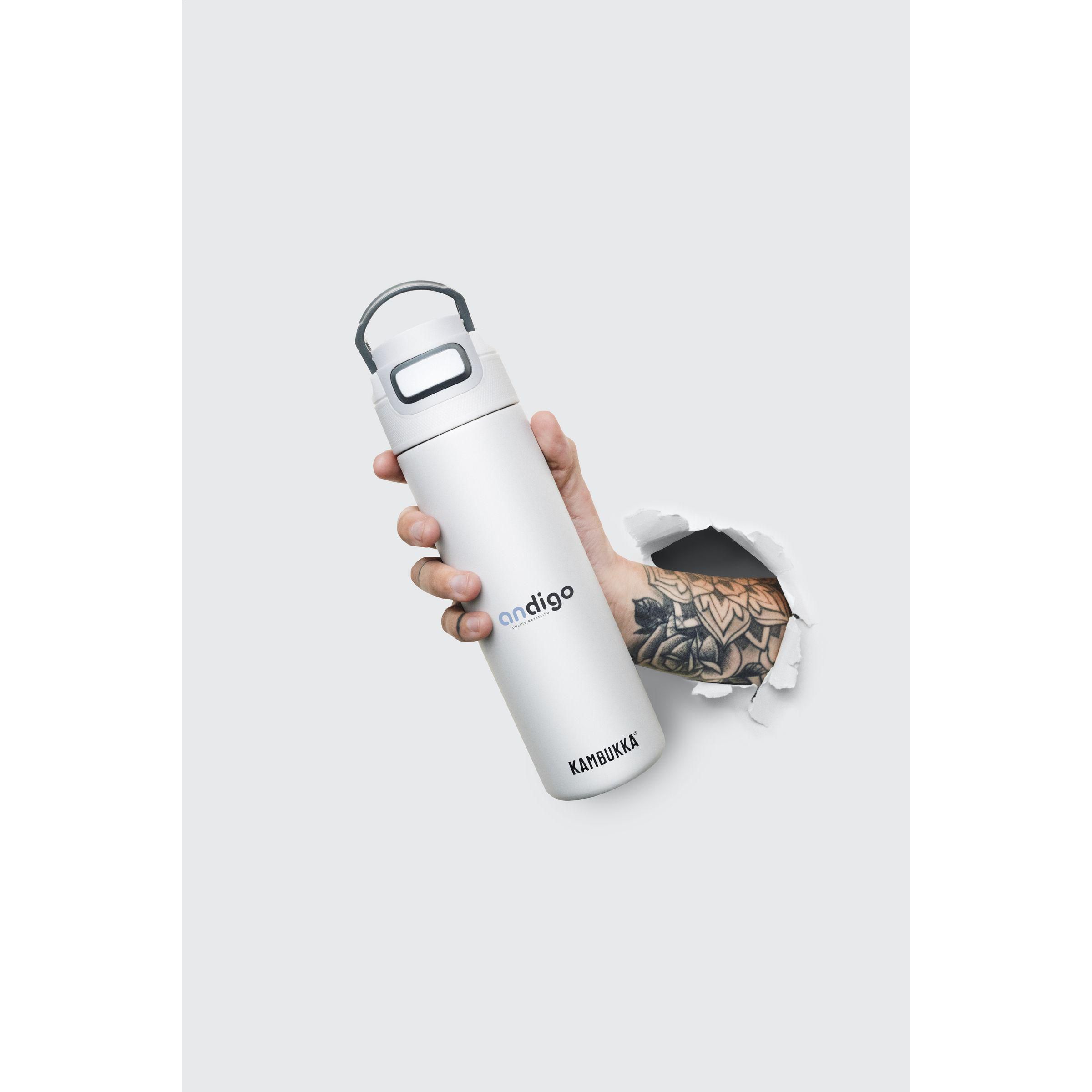 Kambukka® Elton Trinkflasche 600 ml Edelstahl, isoliert – bedruckbar