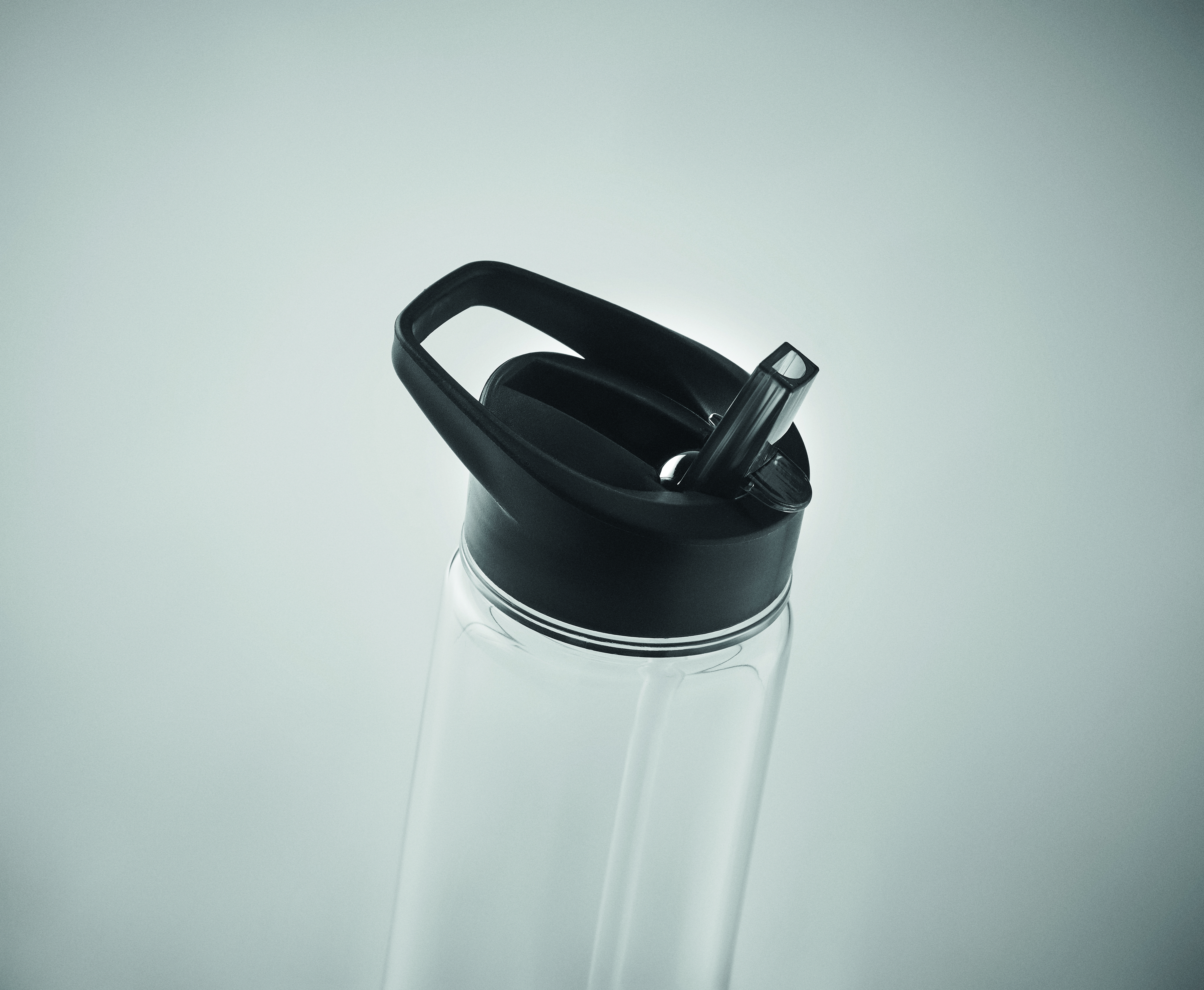 Trinkflasche RPET 650 ml ALABAMA mit Trinkhalm – bedruckbar