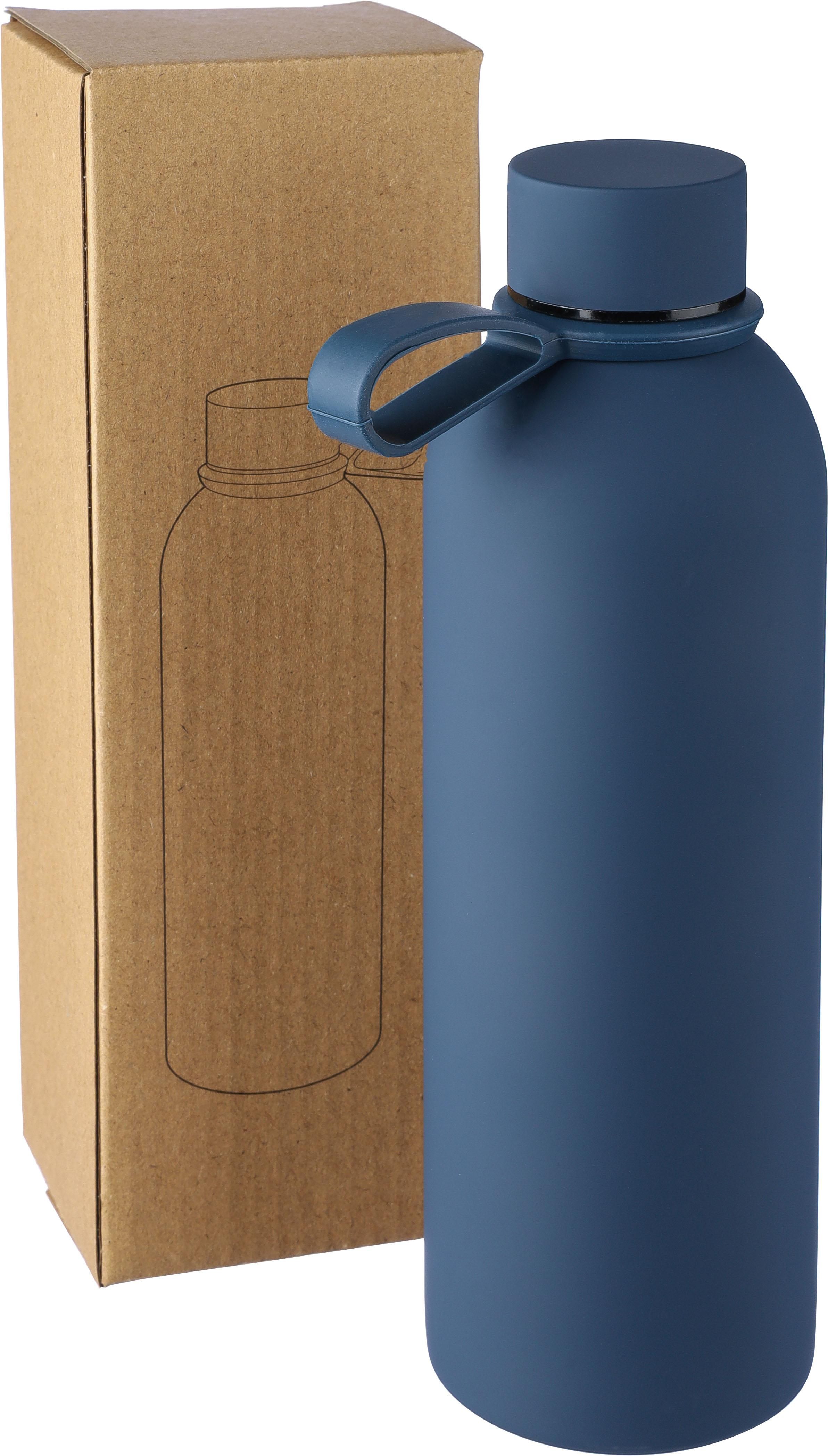 Edelstahl-Trinkflasche Sena 500 ml – doppelwandig, recycelt, bedruckbar
