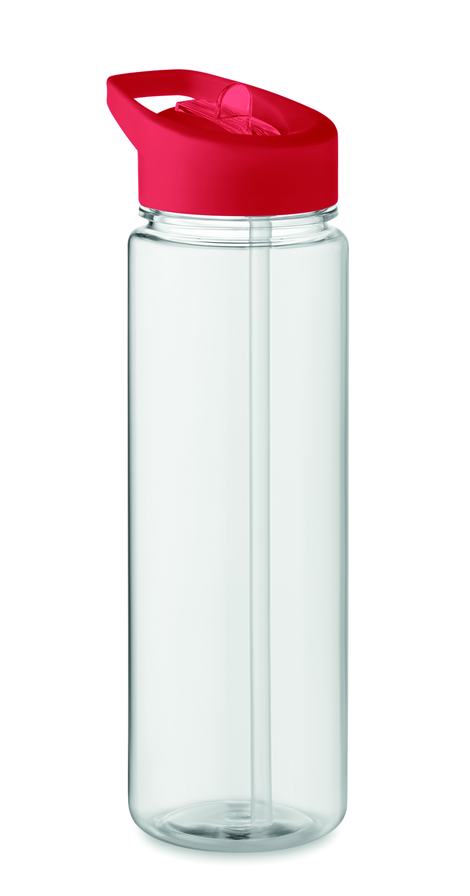 Trinkflasche RPET 650 ml ALABAMA mit Trinkhalm – bedruckbar
