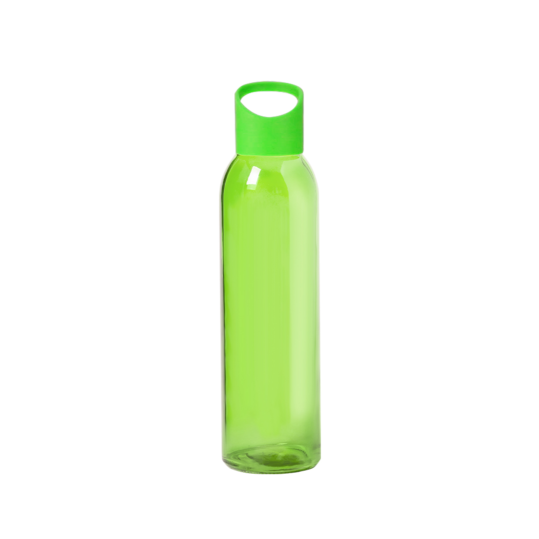 Trinkflasche Tinof aus Glas, 470 ml – bedruckbar als Werbeartikel