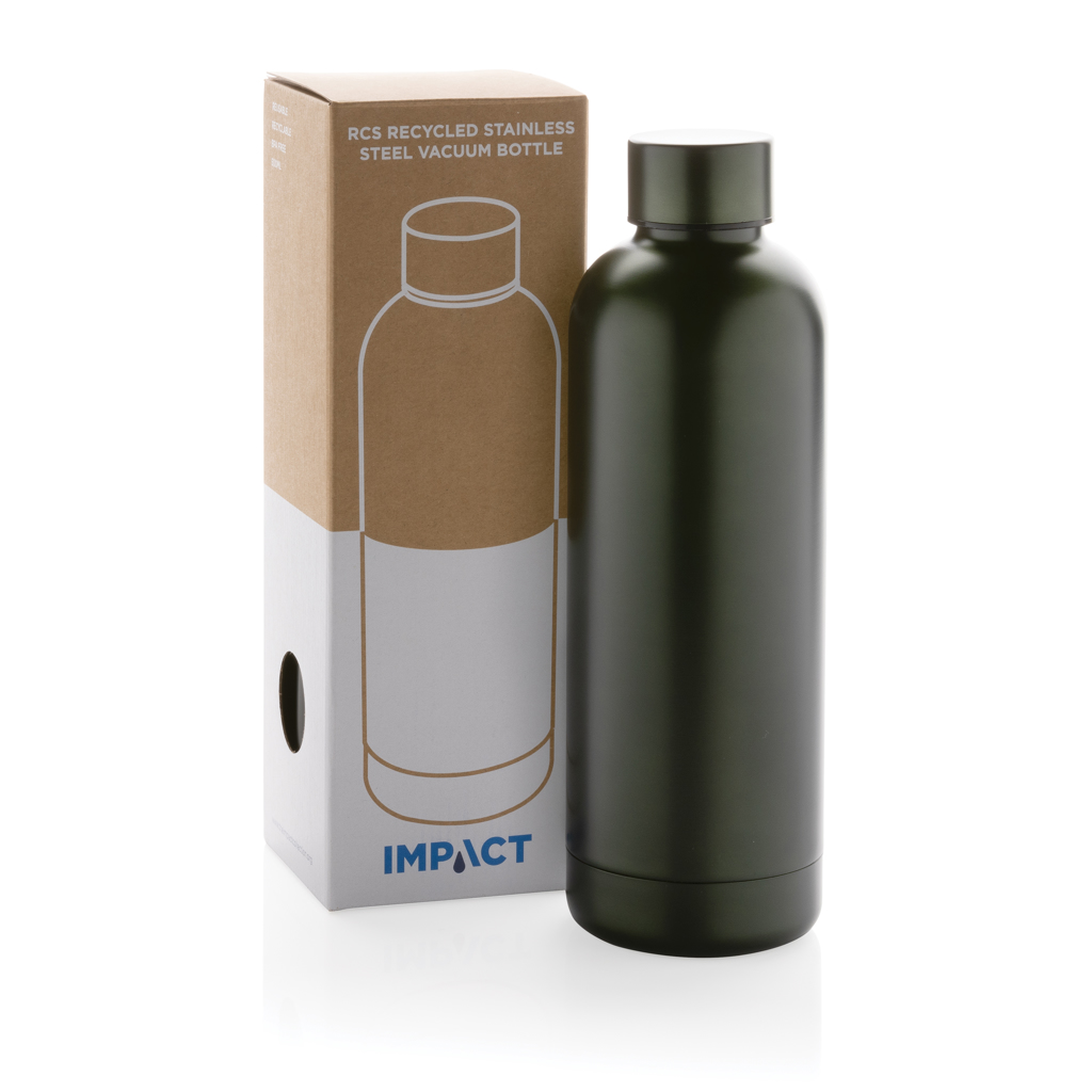 Impact Vakuumflasche 500 ml recycelter Edelstahl RCS – bedruckbar