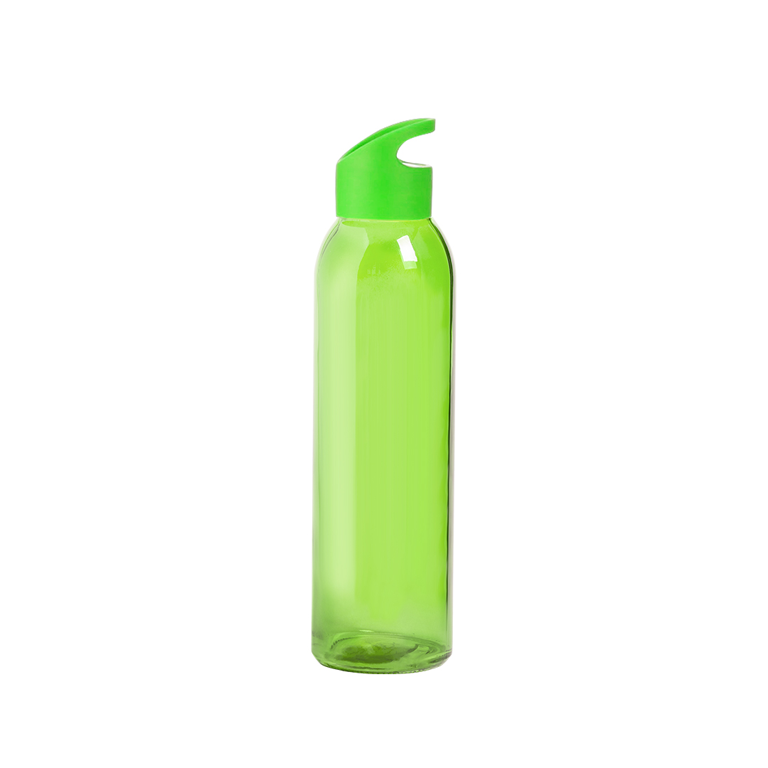 Trinkflasche Tinof aus Glas, 470 ml – bedruckbar als Werbeartikel