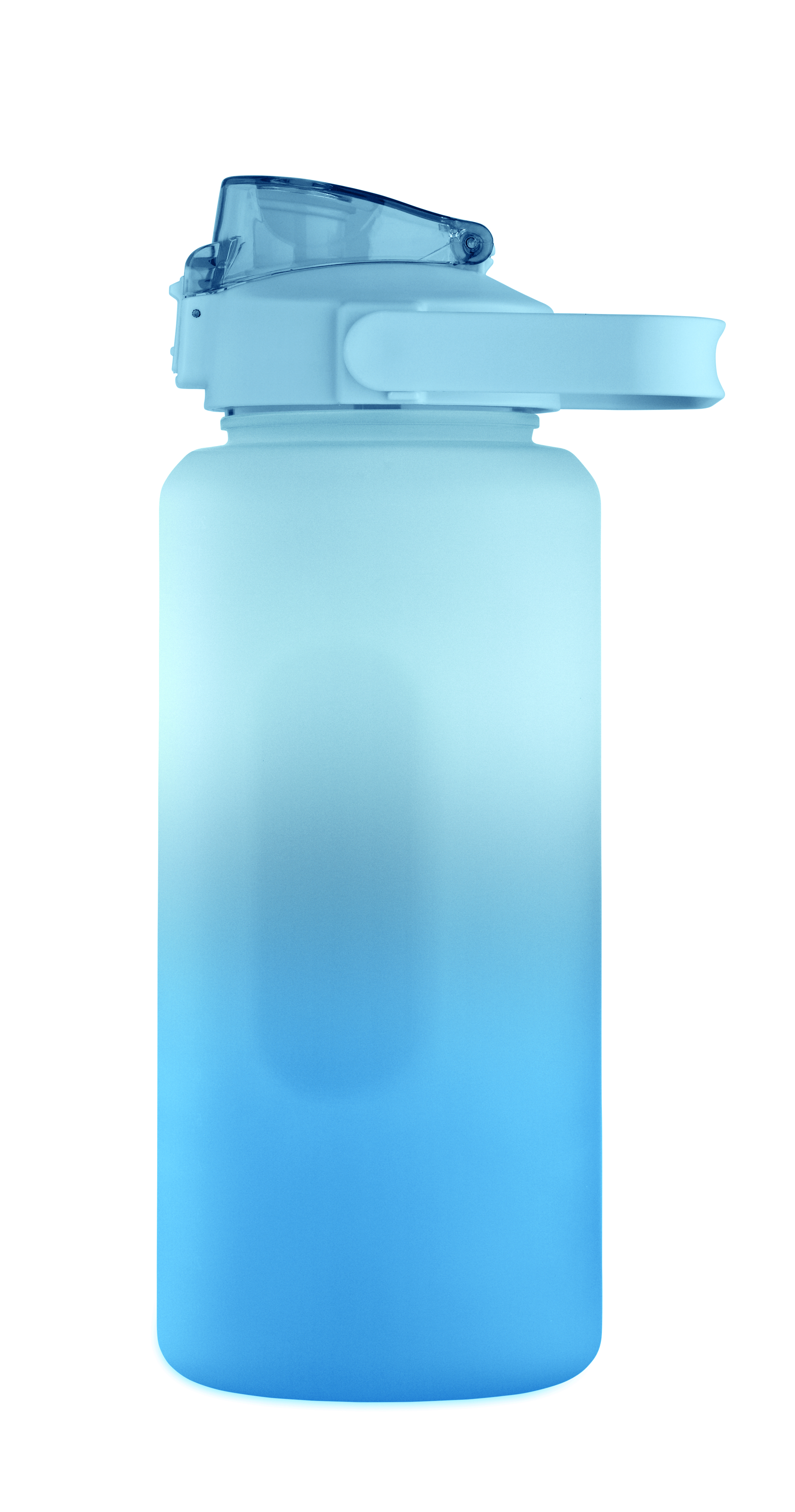 RPET-Trinkflasche 2000ml ACTIVATE MAX mit Trinkhalm & Henkel