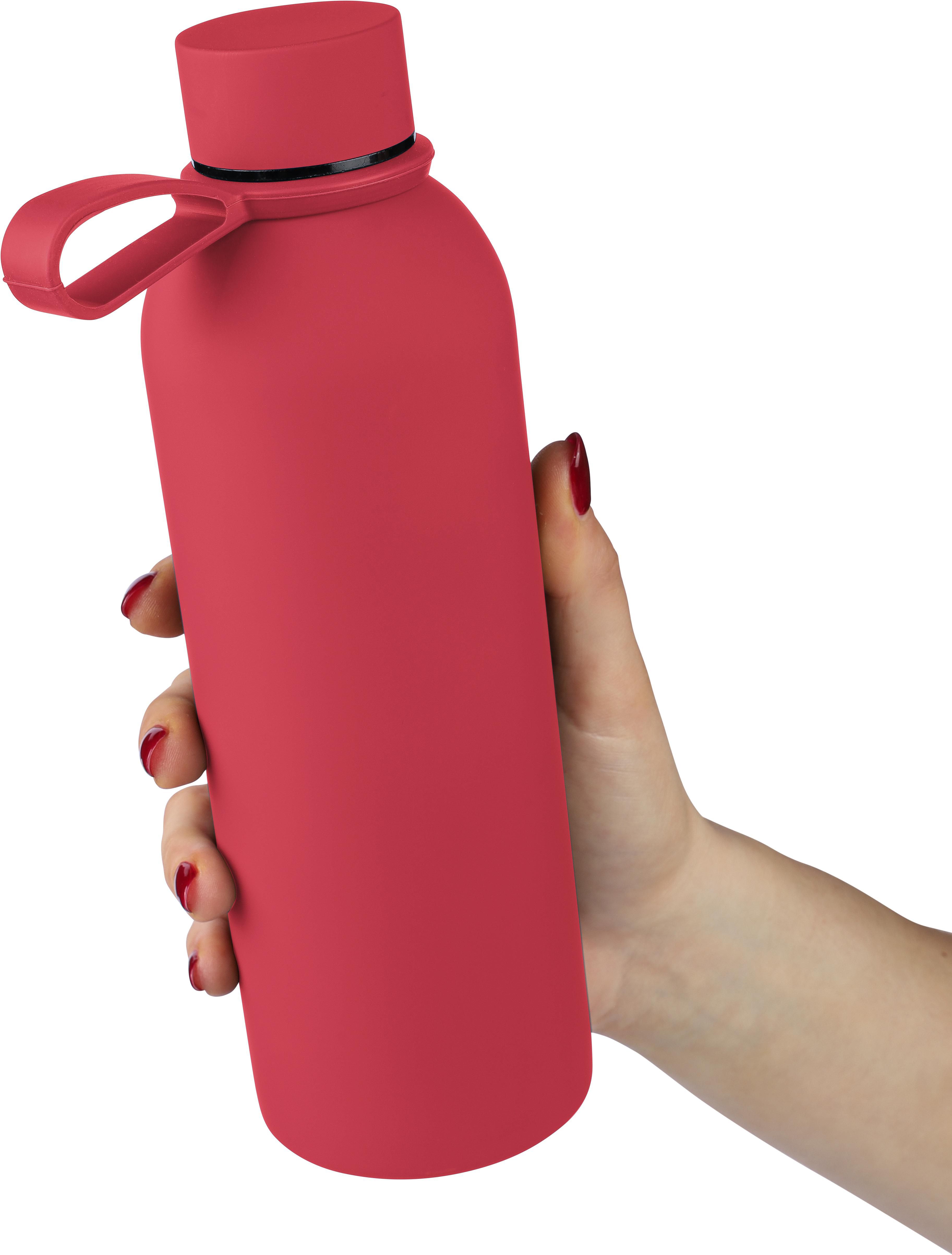 Edelstahl-Trinkflasche Sena 500 ml – doppelwandig, recycelt, bedruckbar