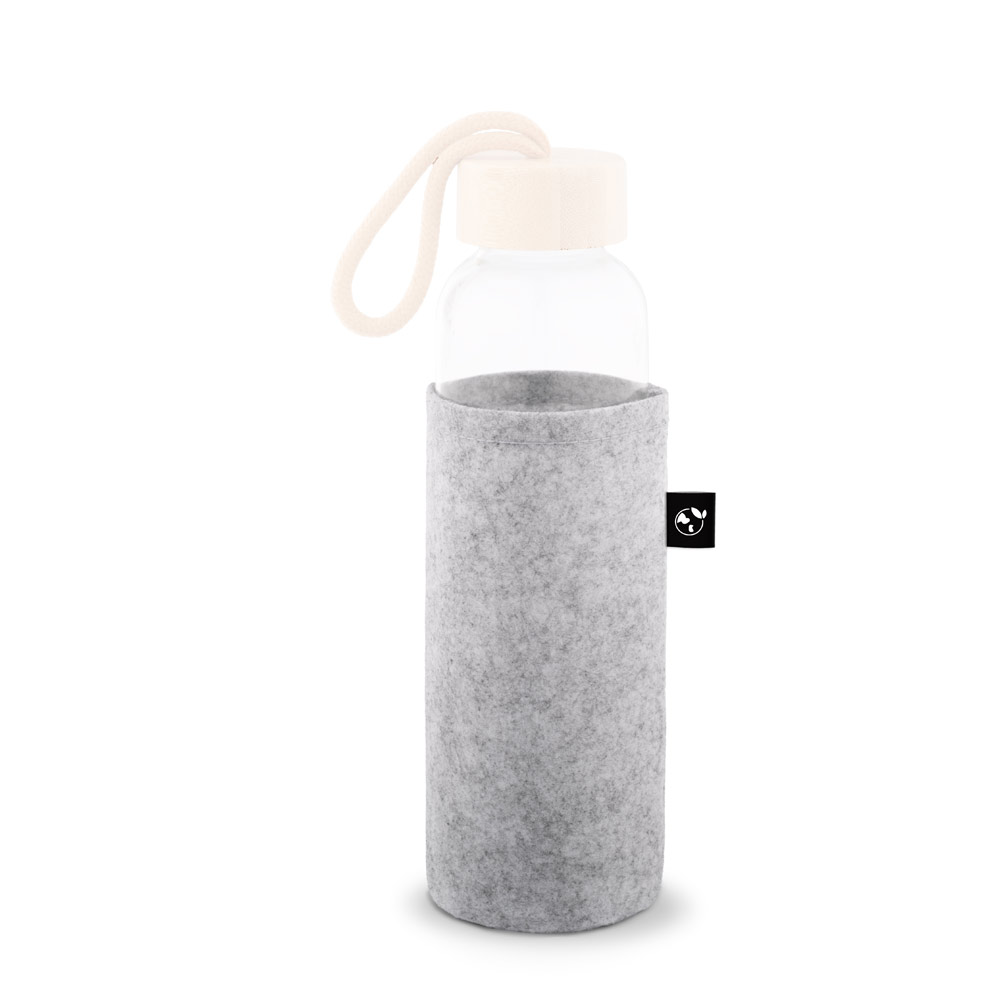 Flaschenhülle aus recyceltem Filz (100% rPET) – Schutzhülle STOREY