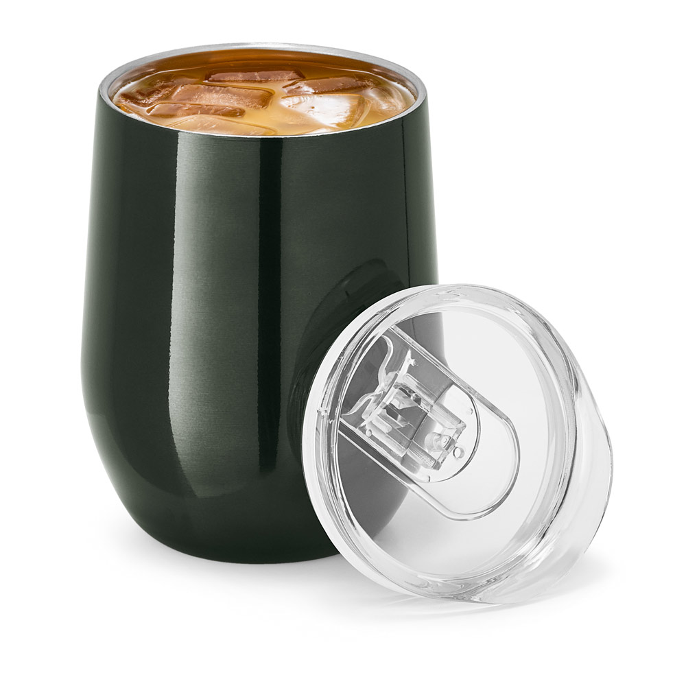 RONDE Reisebecher Edelstahl 400 ml, doppelwandig vakuumisoliert