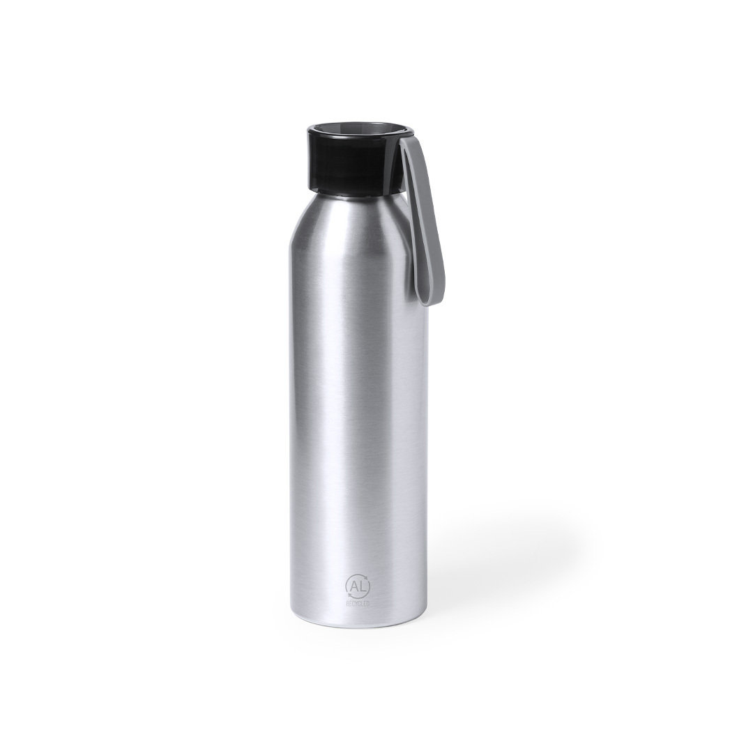 Trinkflasche Yaliz 650 ml aus recyceltem Aluminium, bedruckbar