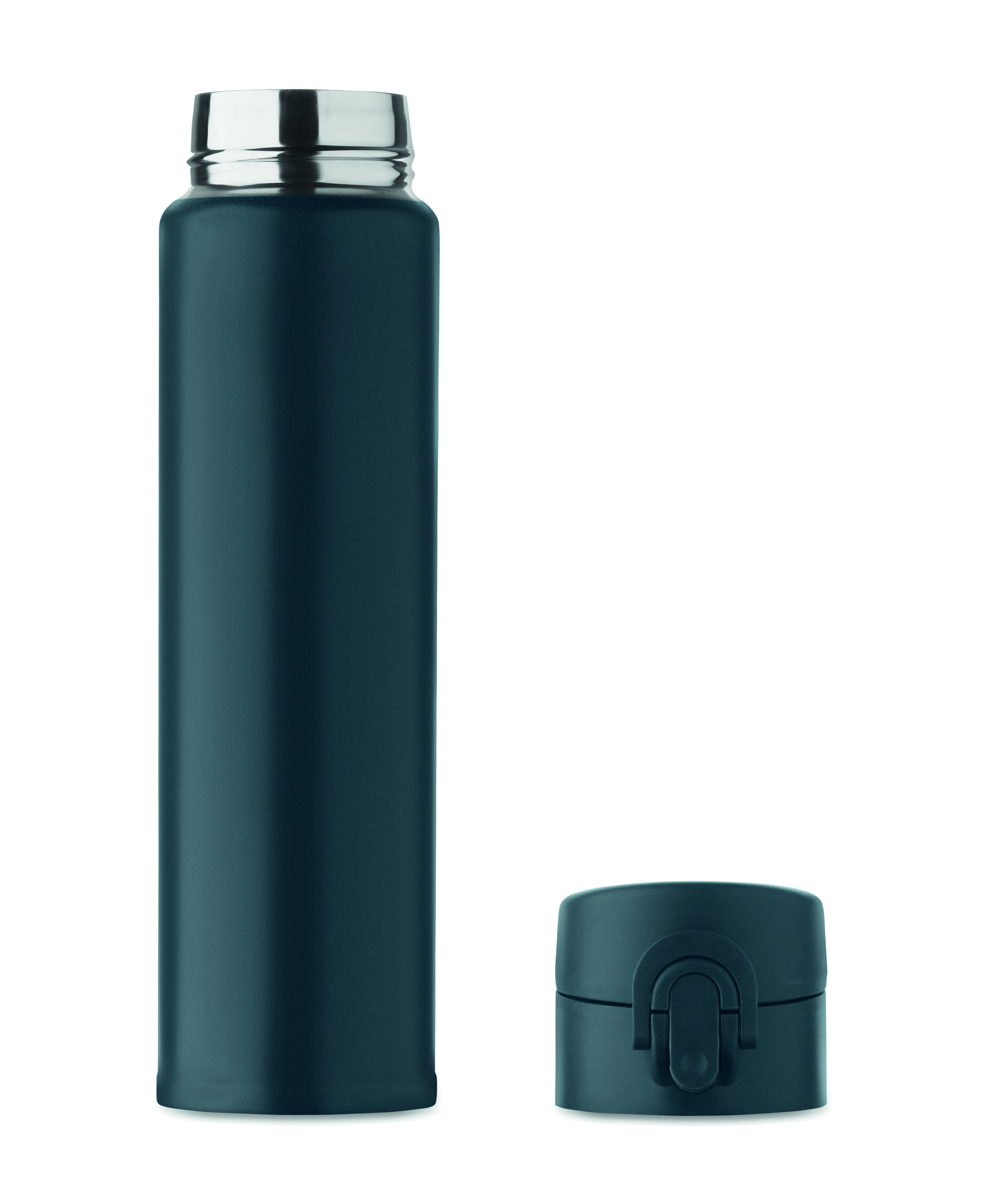 Doppelwandige Trinkflasche 300 ml aus recyceltem Edelstahl, bedruckbar