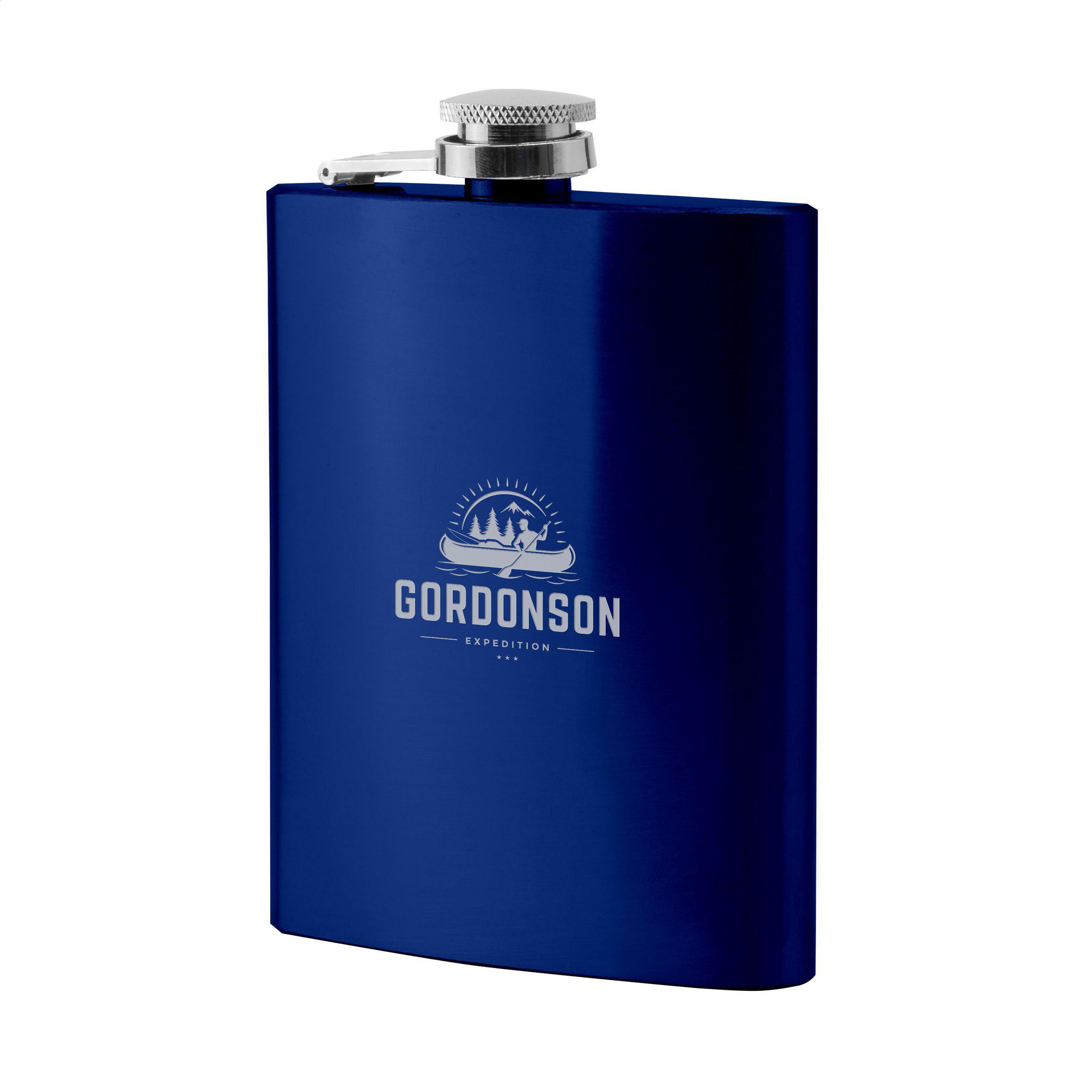 Flachmann HipFlask 200 ml Edelstahl, gebürstet – bedruckbar