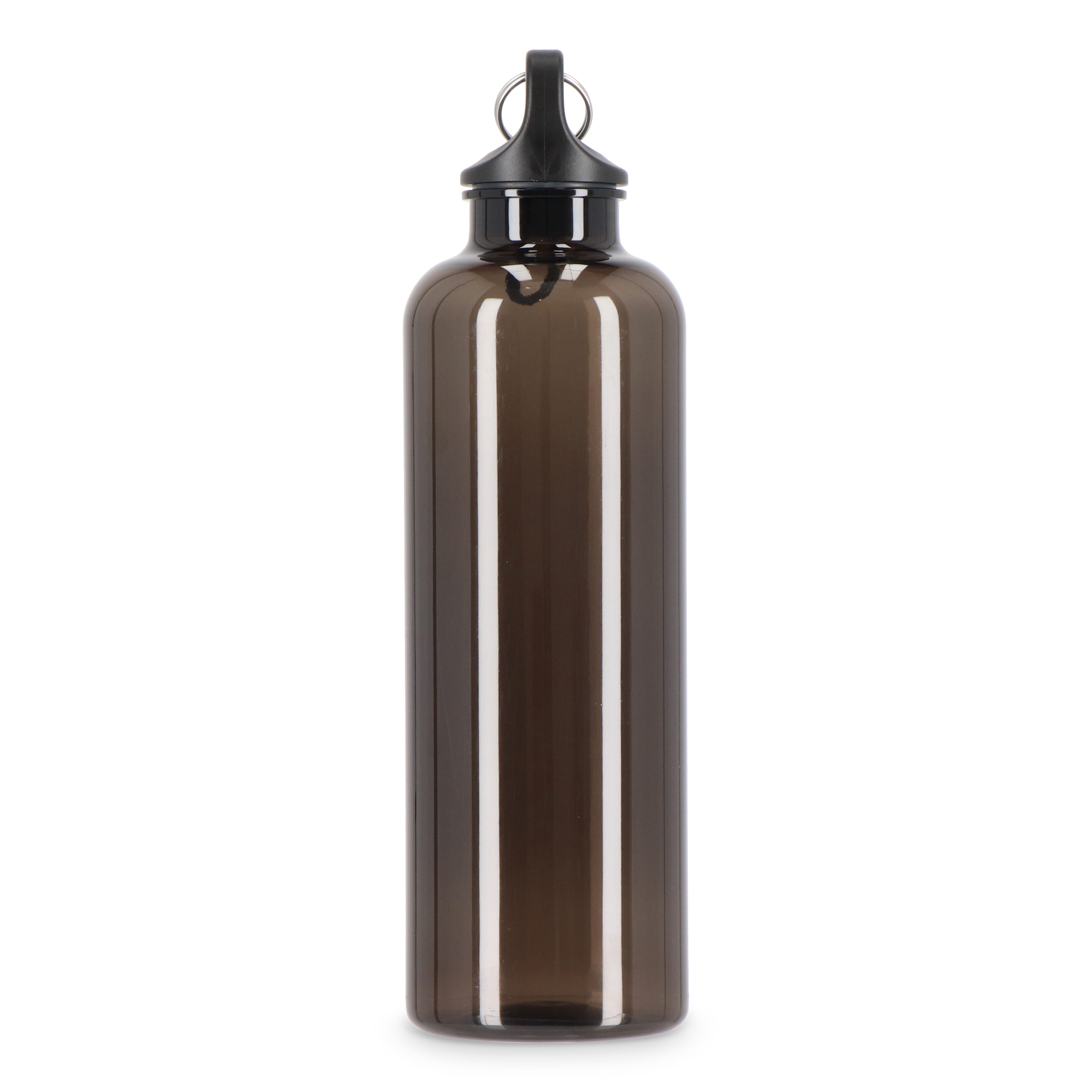 Trinkflasche R-PET 750 ml mit Karabiner – bedruckbar als Werbeartikel