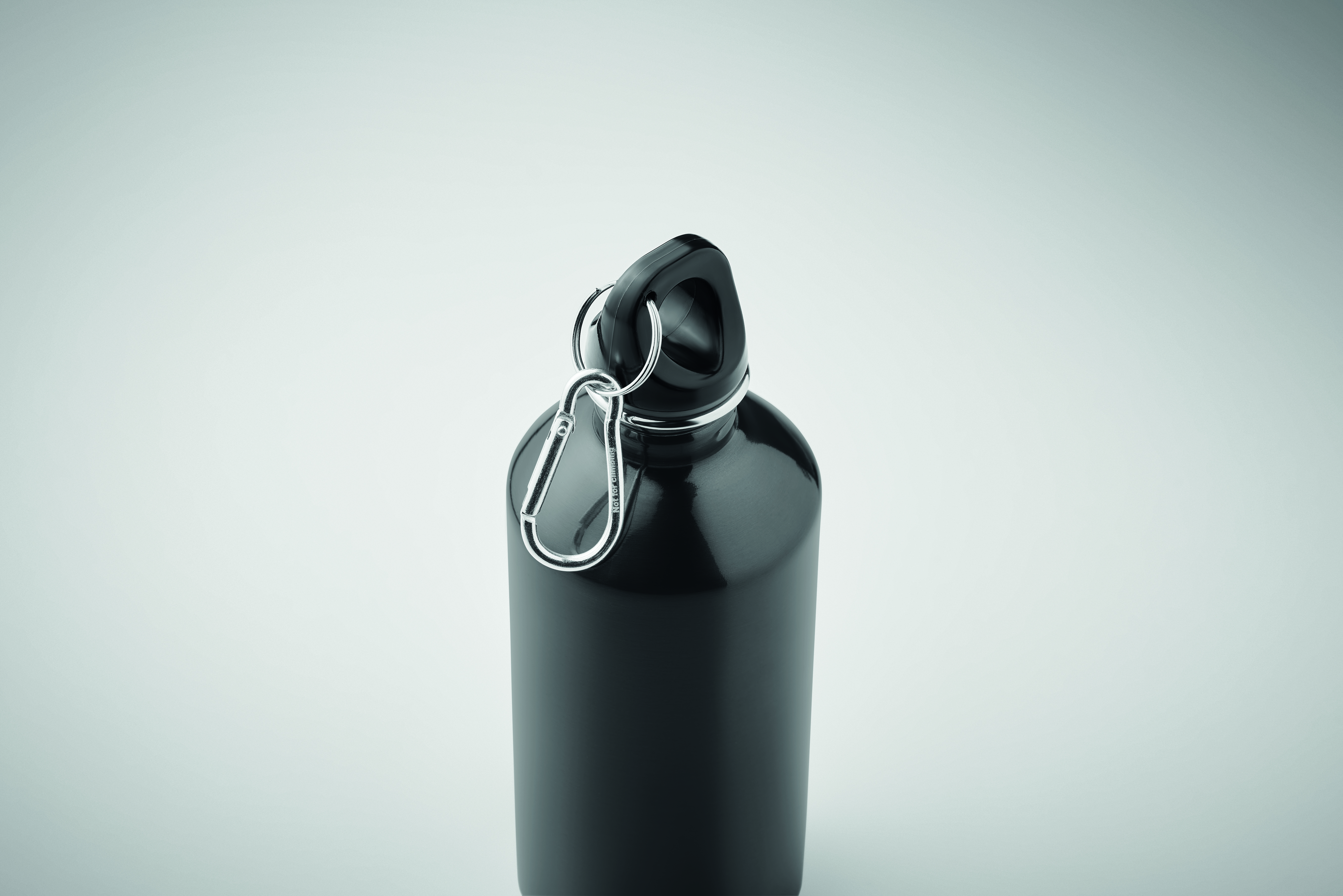 Trinkflasche Edelstahl 500 ml REMID MOSS mit Karabiner, bedruckbar