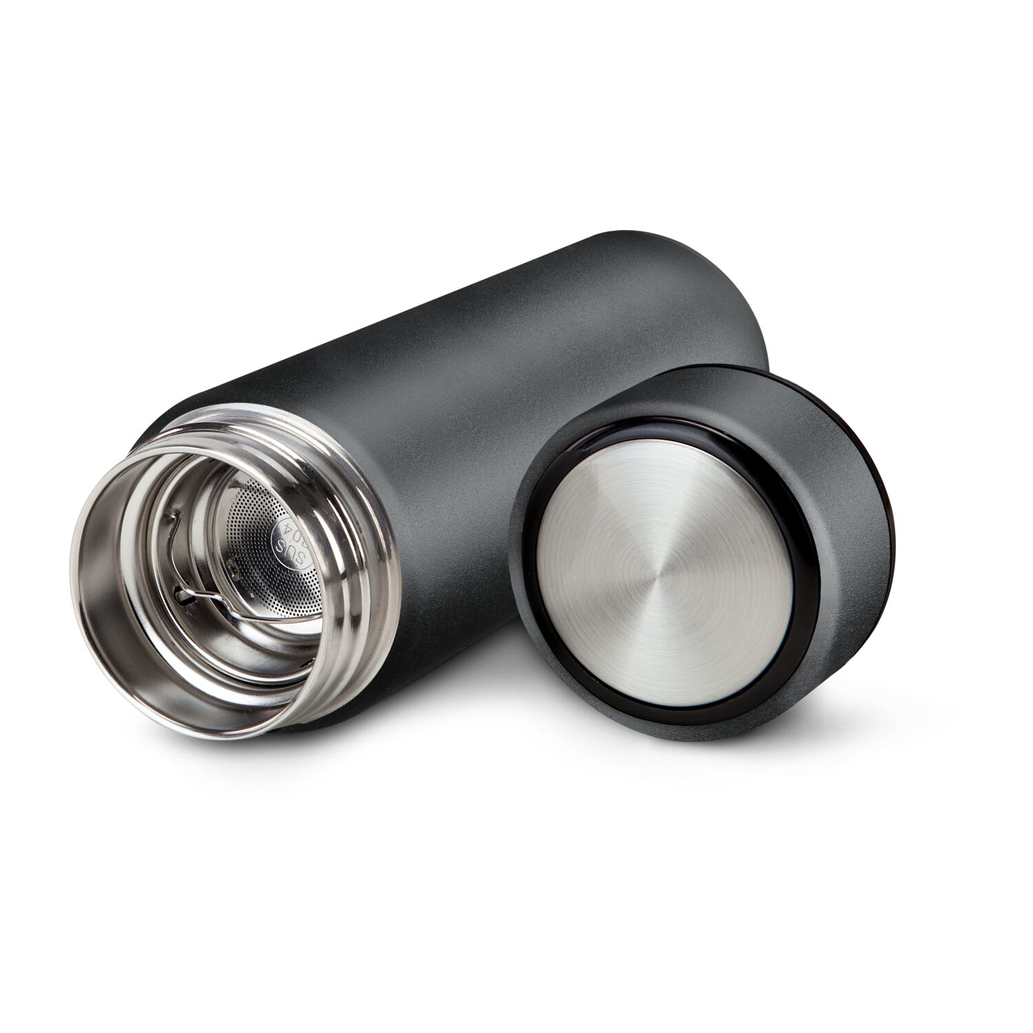 Isolierflasche Edelstahl 350 ml doppelwandig mit Sieb - ROMINOX Calida