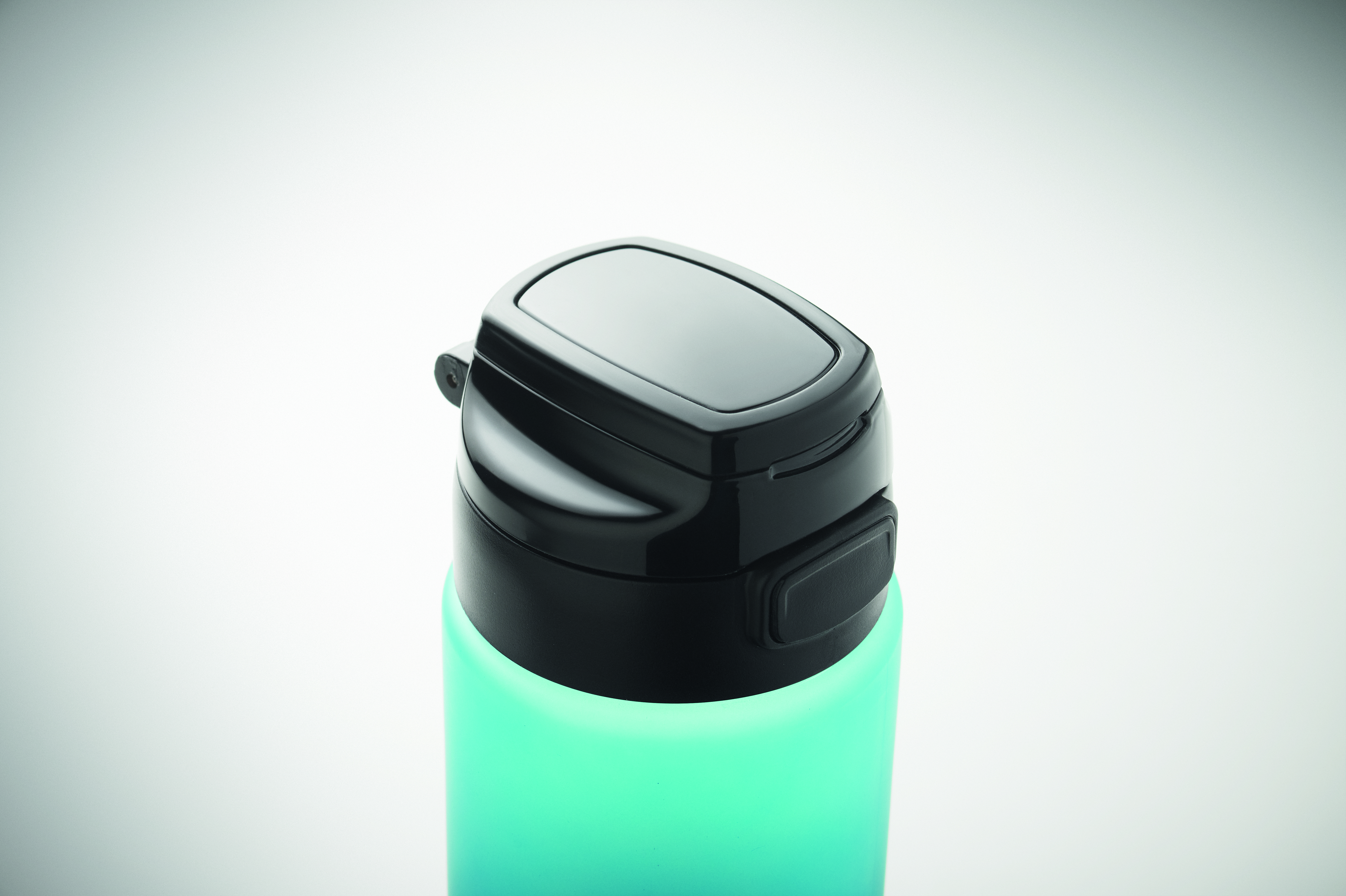 Sport-Trinkflasche RPET 1L LEVEL mit Zeitmarkierung & Flip-Top