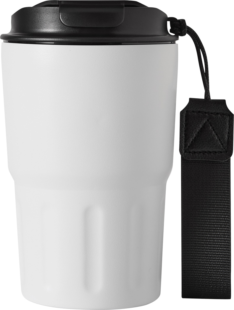 Vakuum-Trinkbecher TRAVEL MUG Edelstahl 400 ml, doppelwandig – bedruckbar