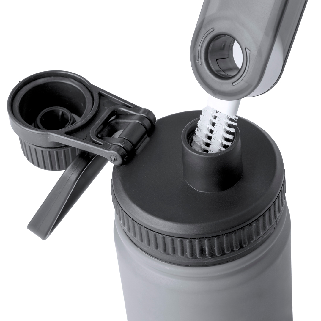 Reinigungsbürste 3in1 für Flaschen & Thermoskannen, ABS, bedruckbar