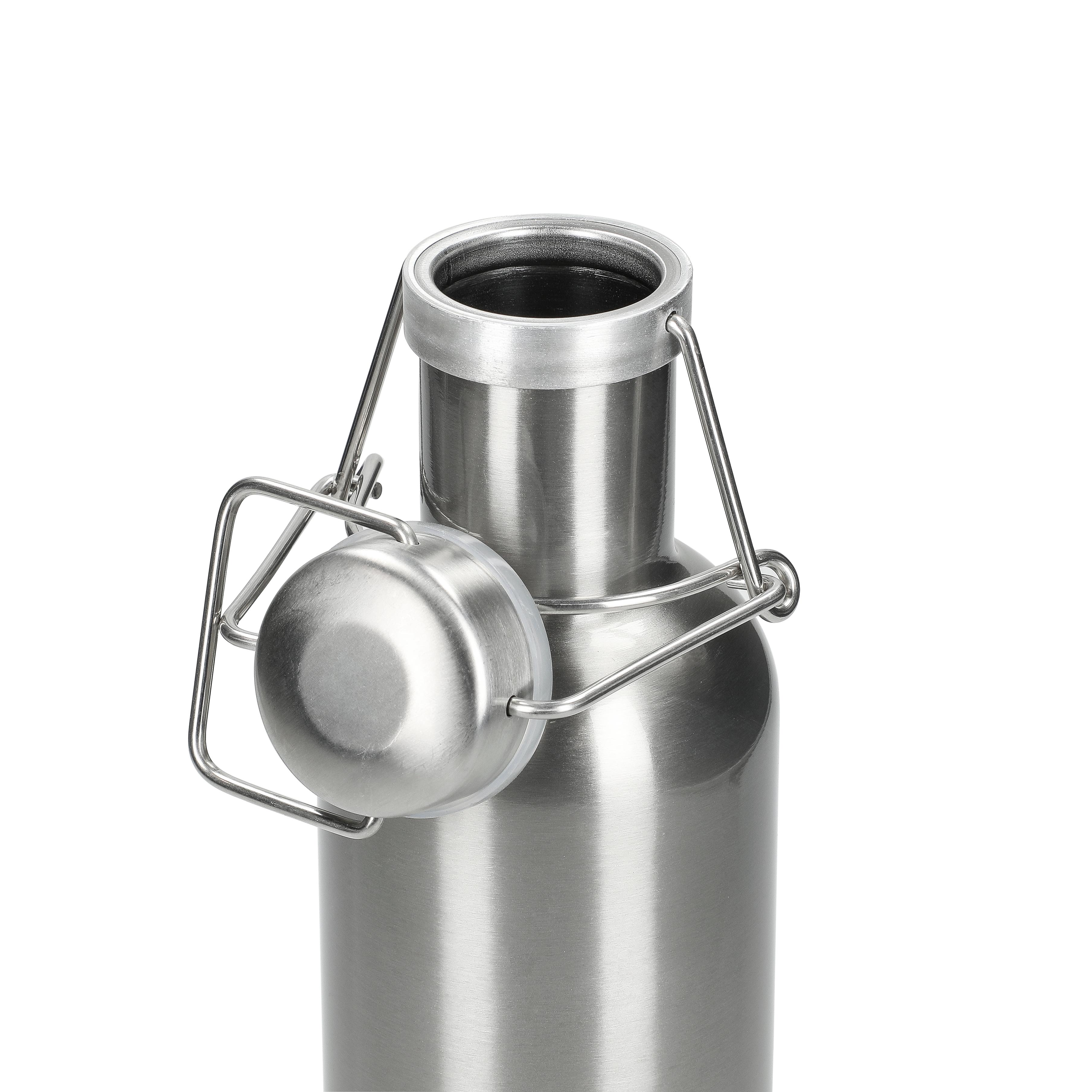 Edelstahl-Trinkflasche "Denali" 0,8 l mit Bügelverschluss, bedruckbar