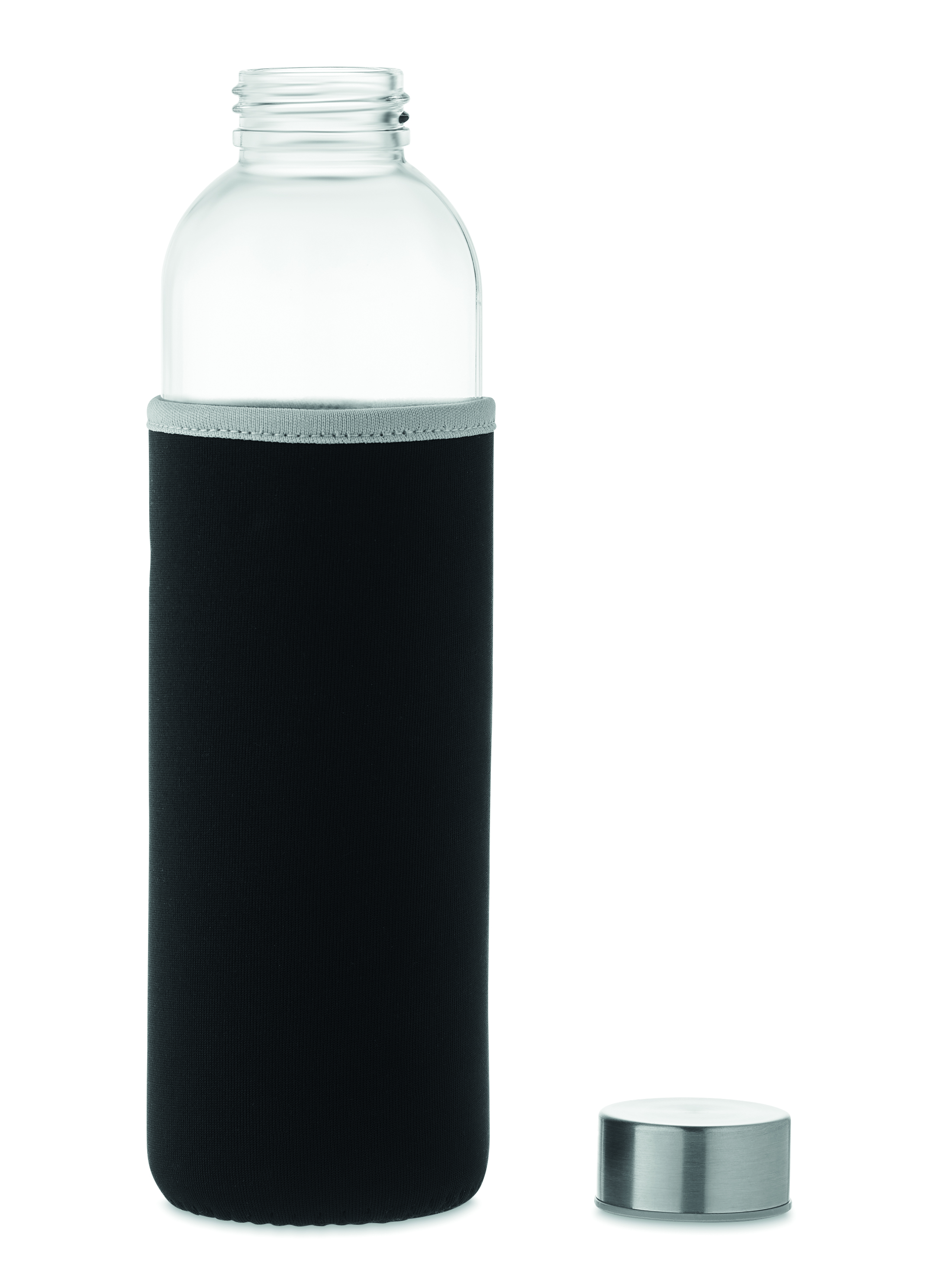 Glas-Trinkflasche 750 ml UTAH LARGE mit Neoprenhülle, bedruckbar