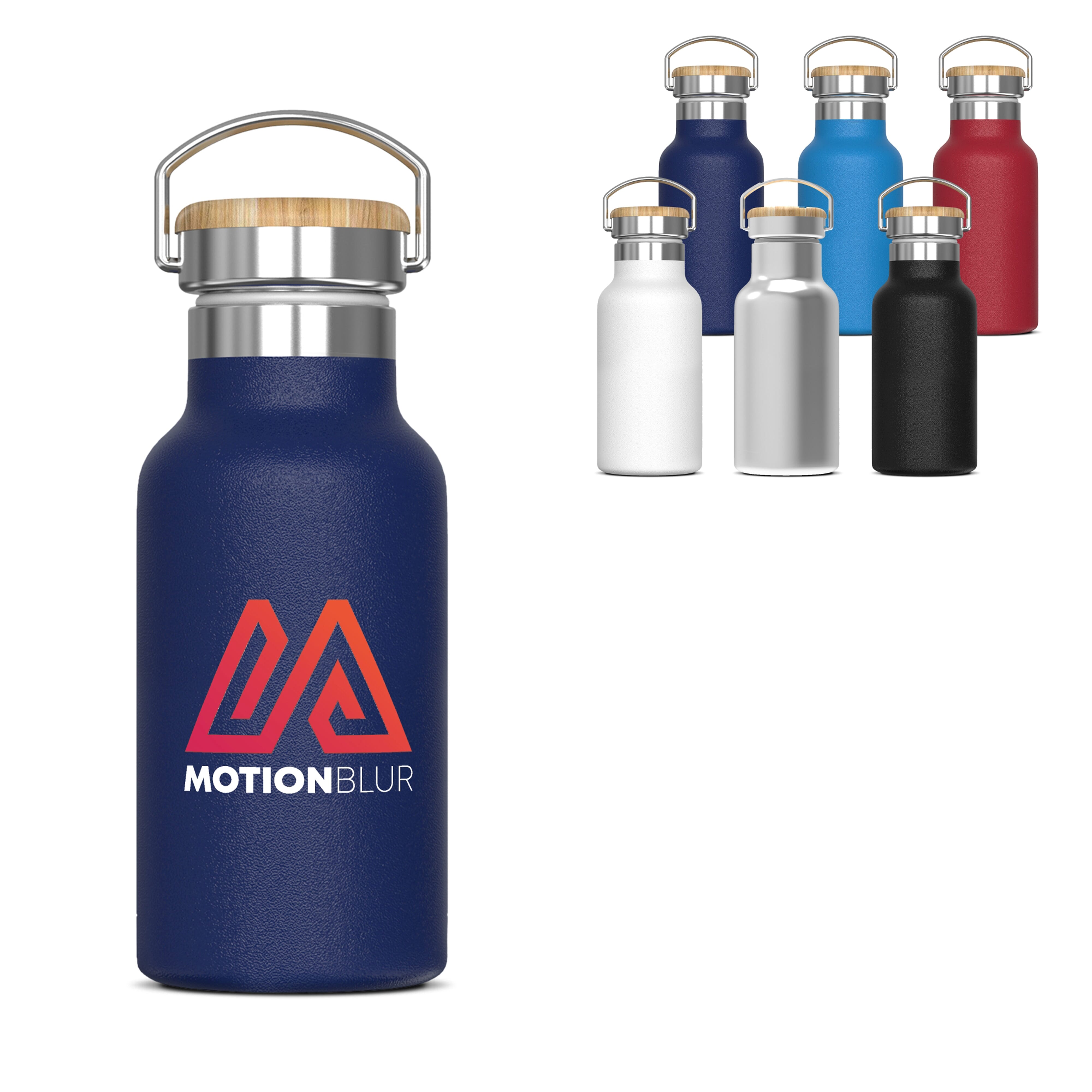 Isolierflasche Ashton 350ml Edelstahl – doppelwandig, bedruckbar