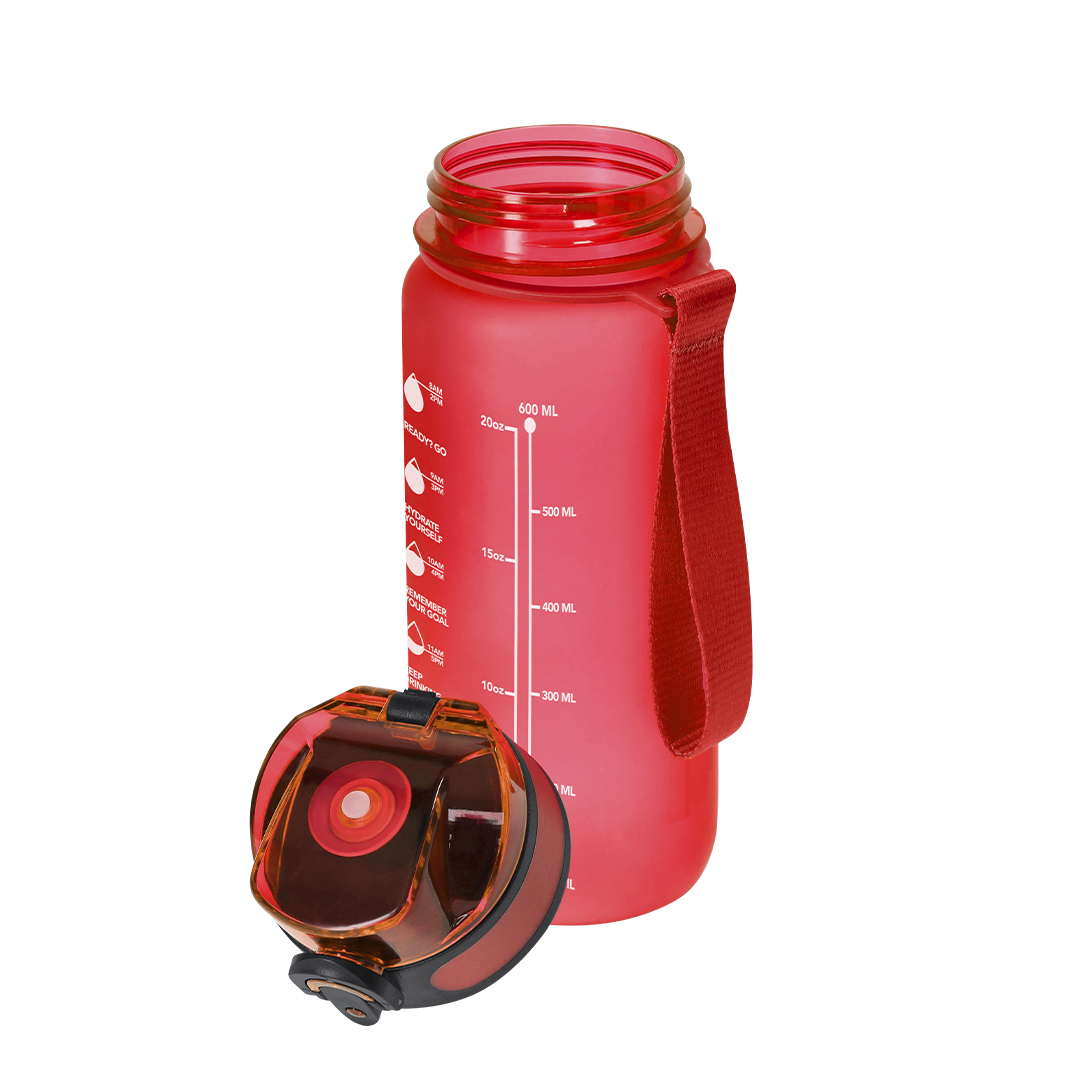 Trinkflasche Dalbin 750 ml aus RPET mit Federdeckel, BPA-frei