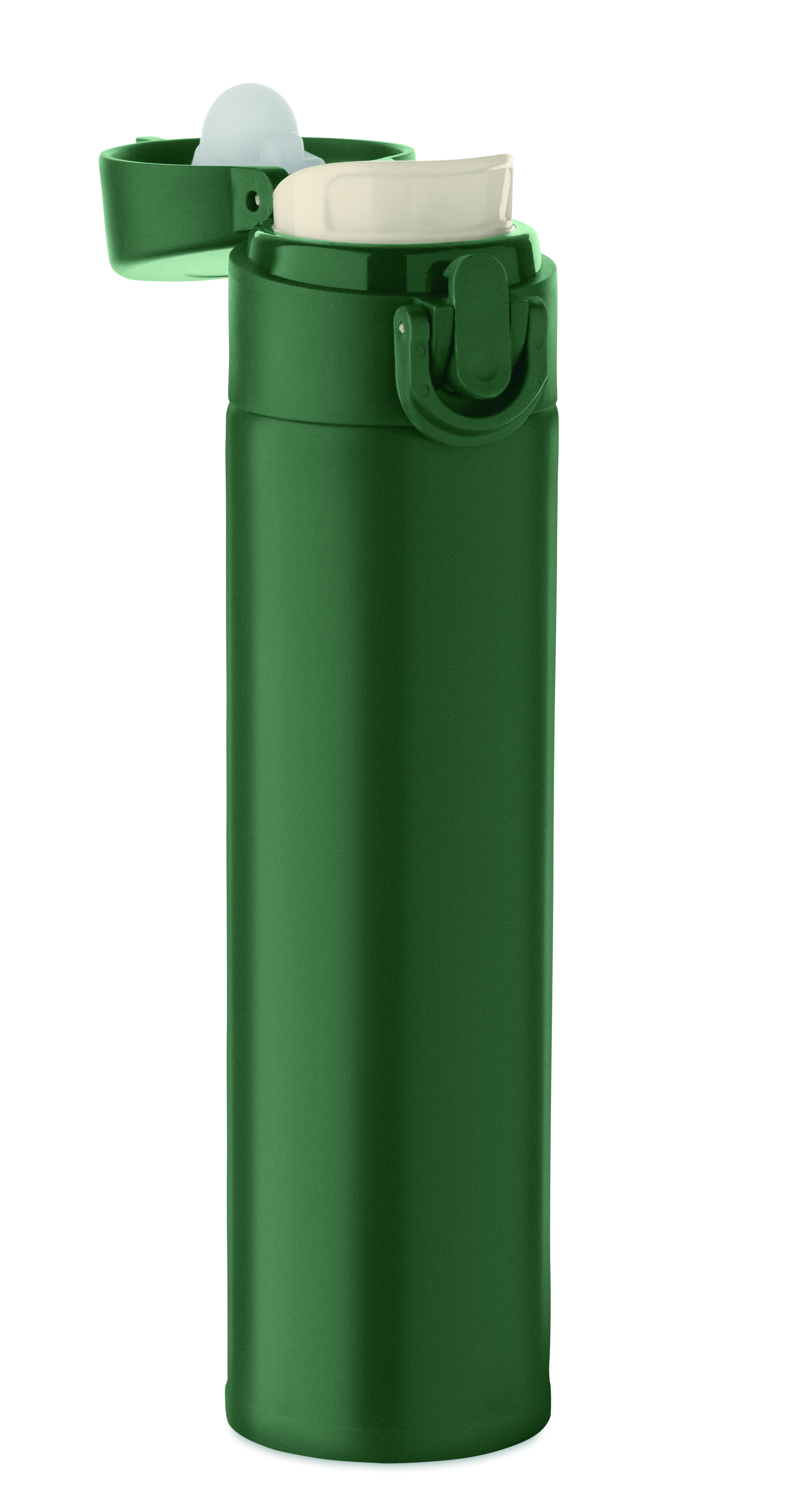Doppelwandige Trinkflasche 300 ml aus recyceltem Edelstahl, bedruckbar
