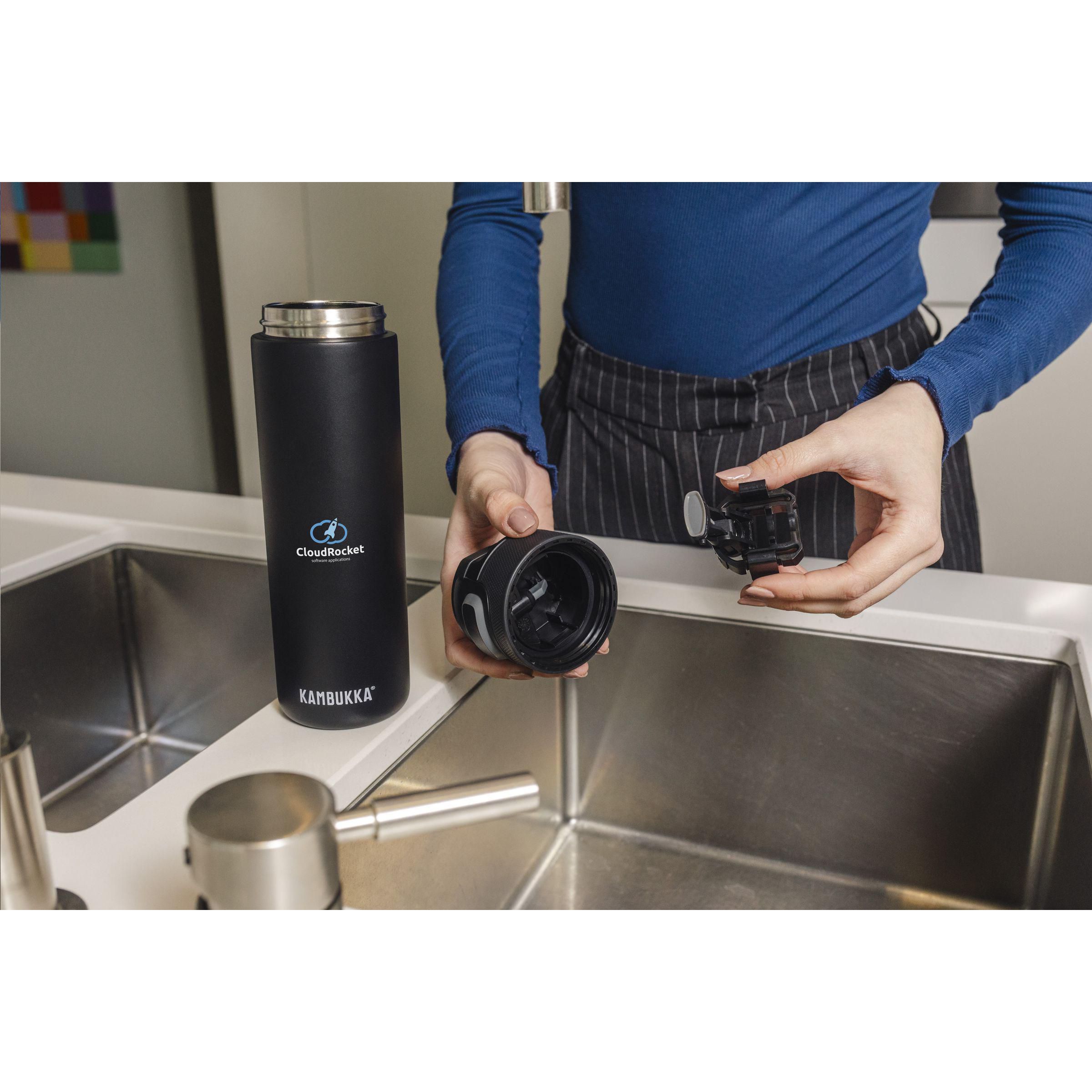 Kambukka® Elton Trinkflasche 600 ml Edelstahl, isoliert – bedruckbar