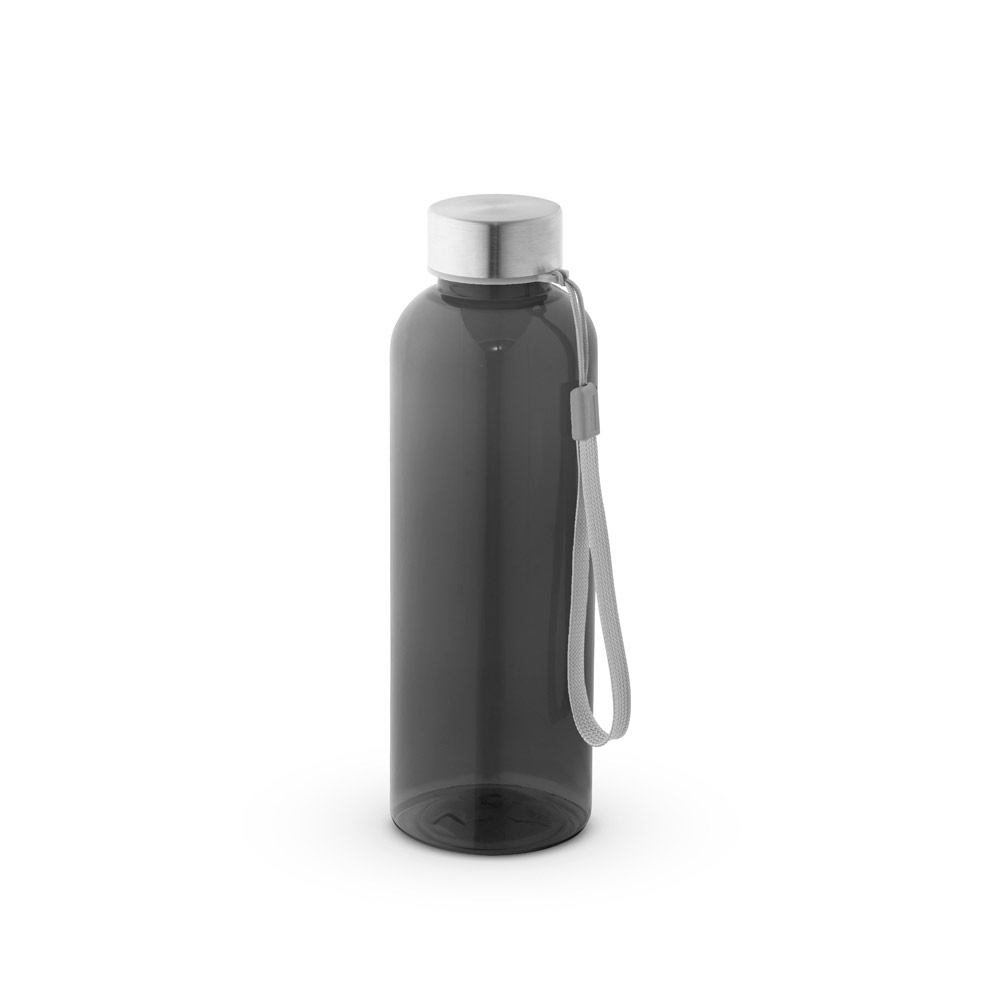 Trinkflasche ENDERS M 600 ml aus rPET, Edelstahldeckel – bedruckbar
