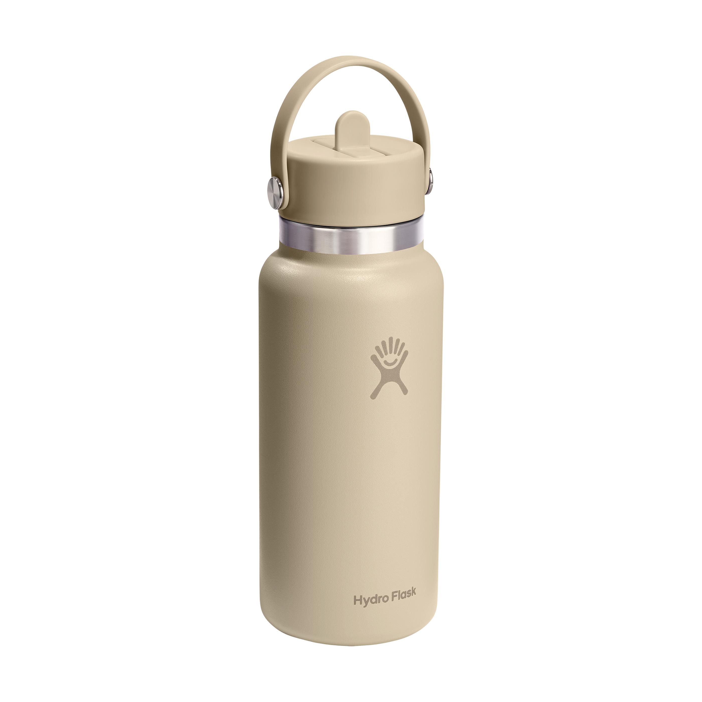 Hydro Flask Wide Mouth Edelstahl-Trinkflasche 946 ml mit Strohhalm