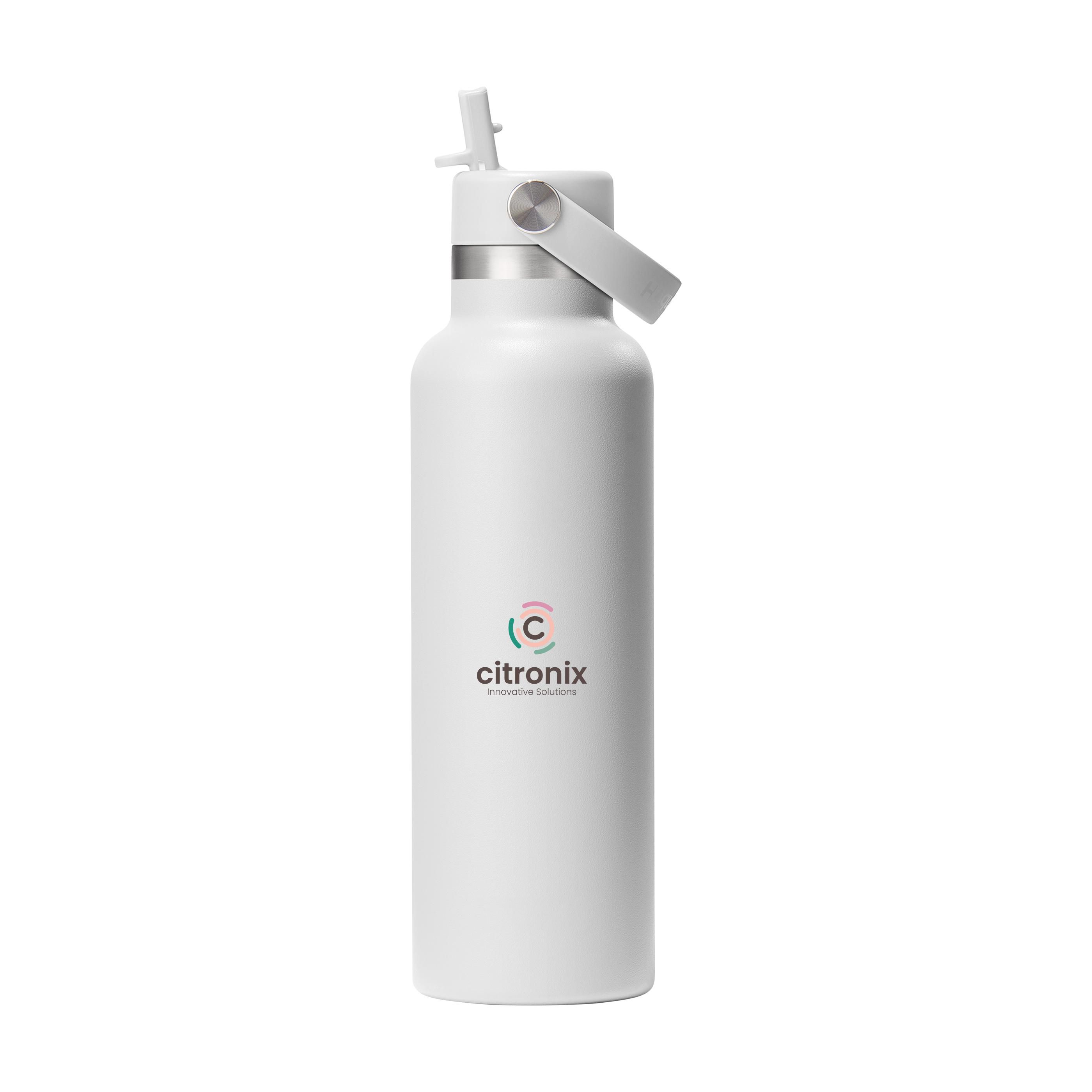 Hydro Flask Edelstahl-Trinkflasche 621 ml mit Strohhalm-Verschluss