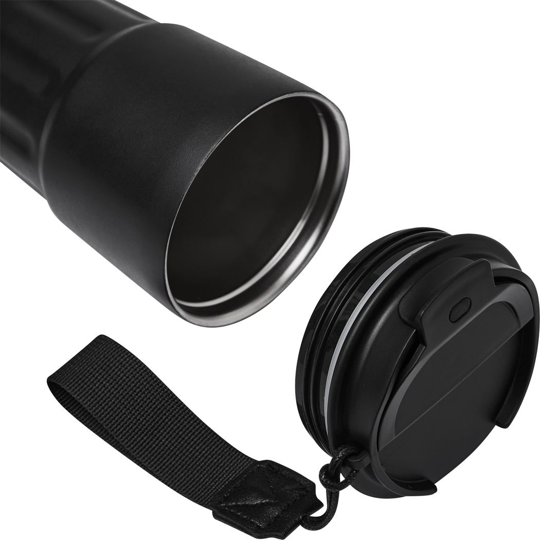 Vakuum-Trinkbecher TRAVEL MUG Edelstahl 400 ml, doppelwandig – bedruckbar