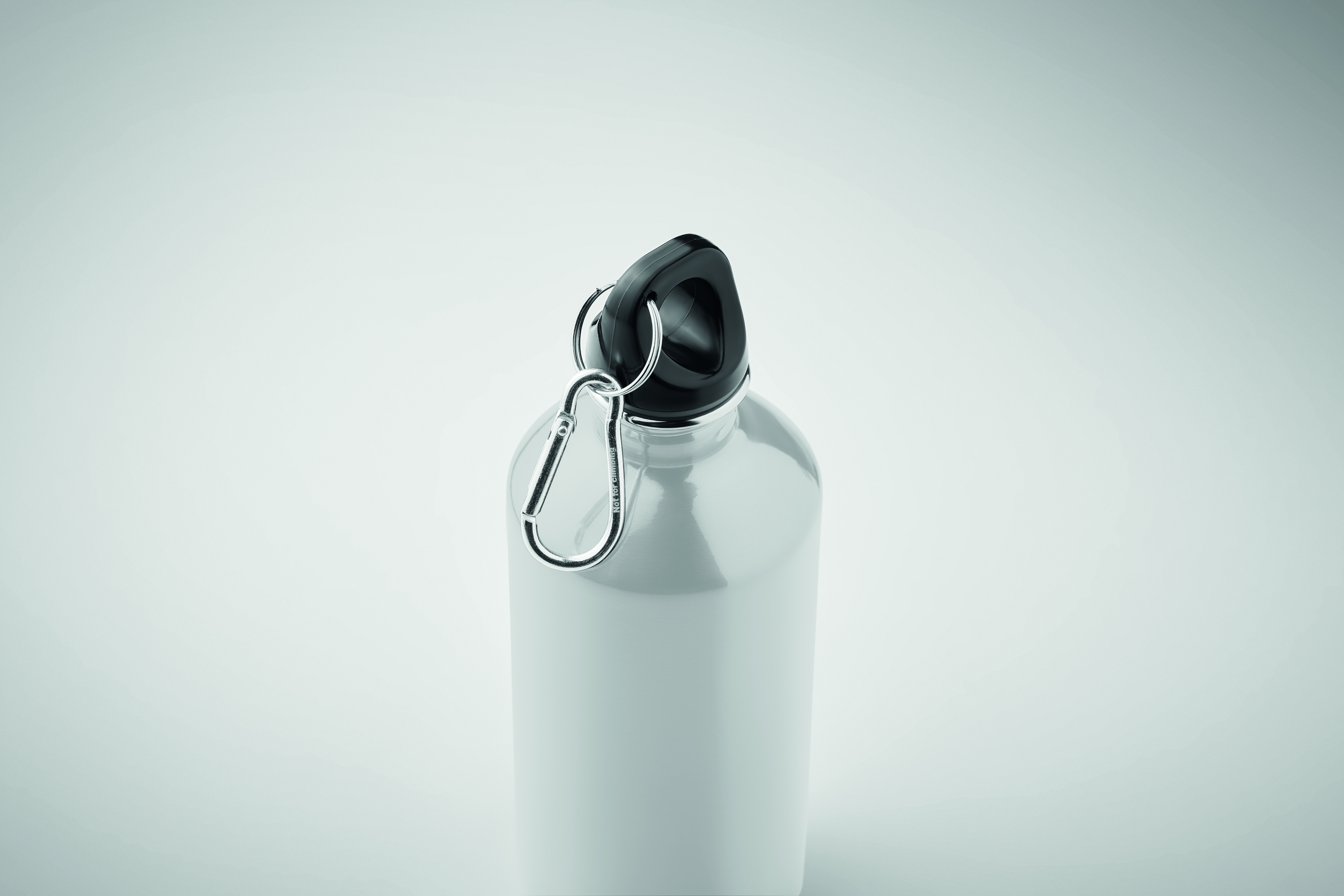 Trinkflasche Edelstahl 500 ml REMID MOSS mit Karabiner, bedruckbar
