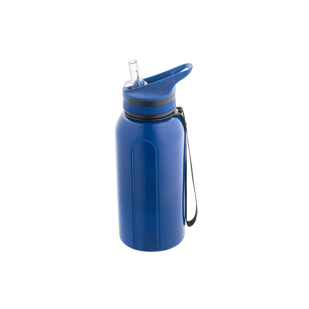 Sportflasche TYSON 1230 ml aus PETG mit Strohhalm, bedruckbar