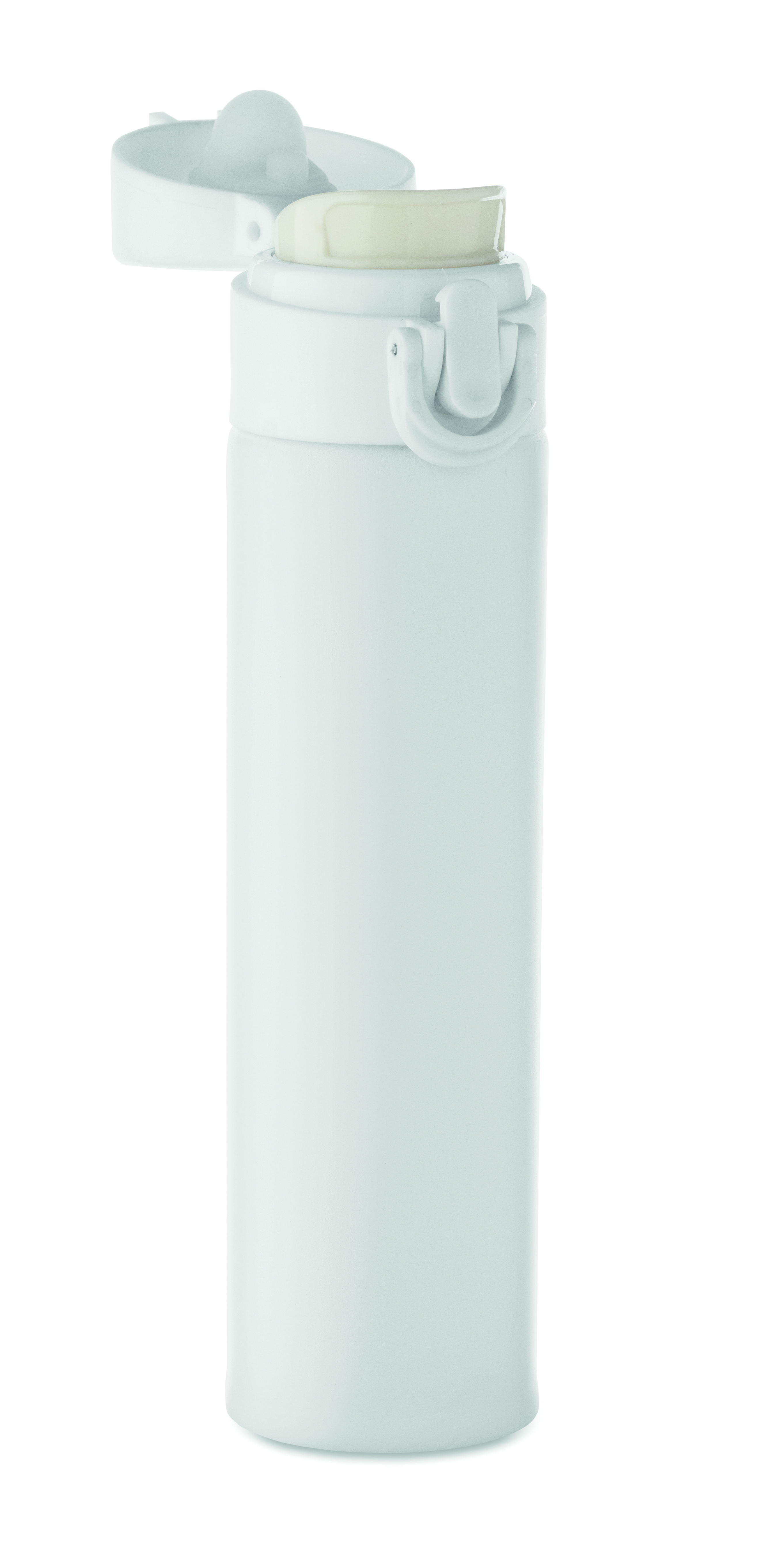 Doppelwandige Trinkflasche 300 ml aus recyceltem Edelstahl, bedruckbar