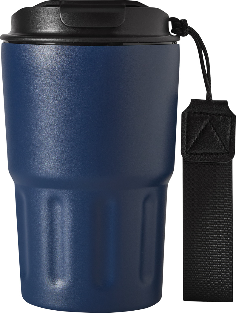 Vakuum-Trinkbecher TRAVEL MUG Edelstahl 400 ml, doppelwandig – bedruckbar