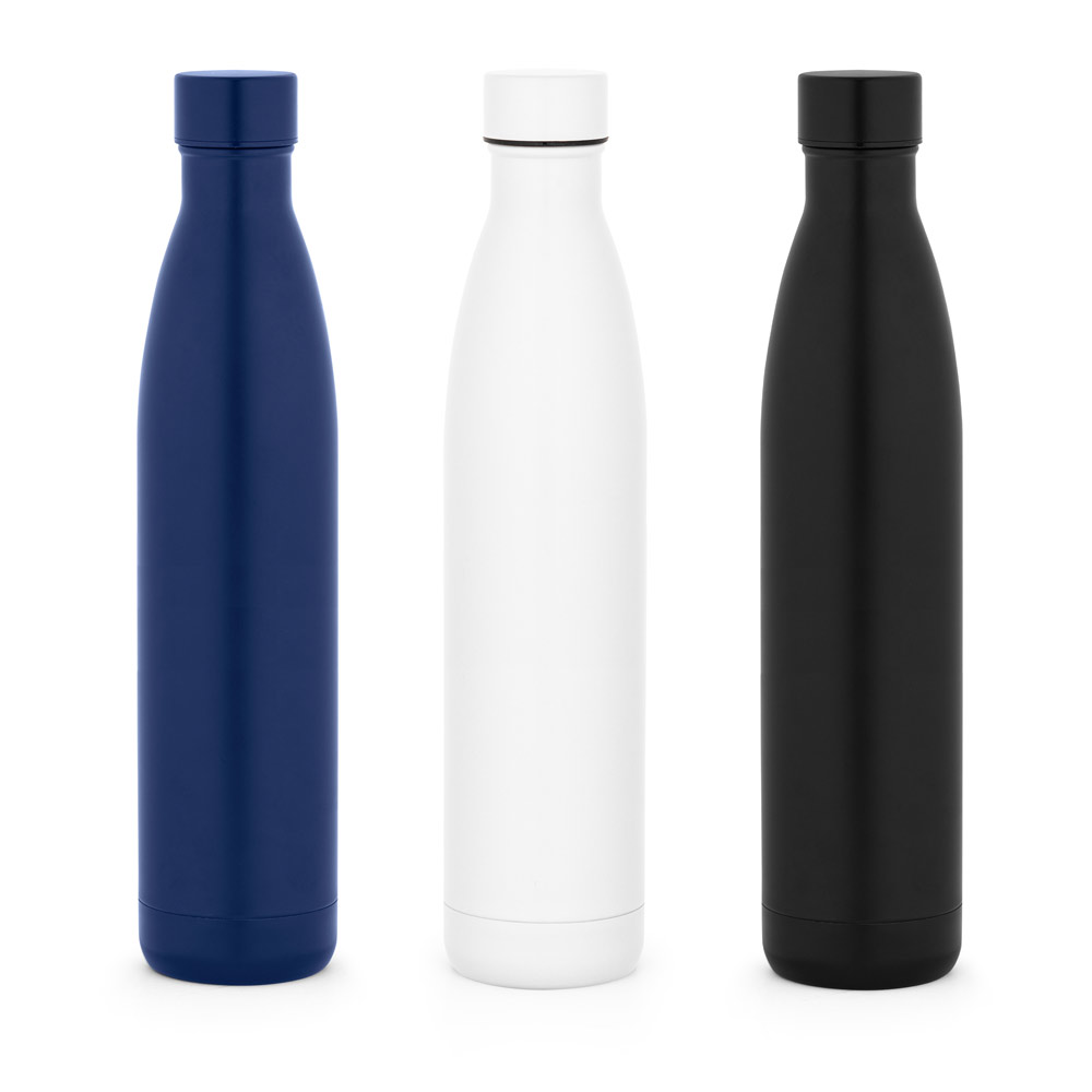 Trinkflasche Edelstahl 1L doppelwandig recycelt - RE-BUFFON XL