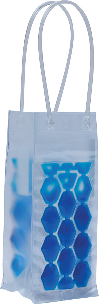 Kühltasche ICE CUBE aus PVC für Flaschen bis 1 L, bedruckbar
