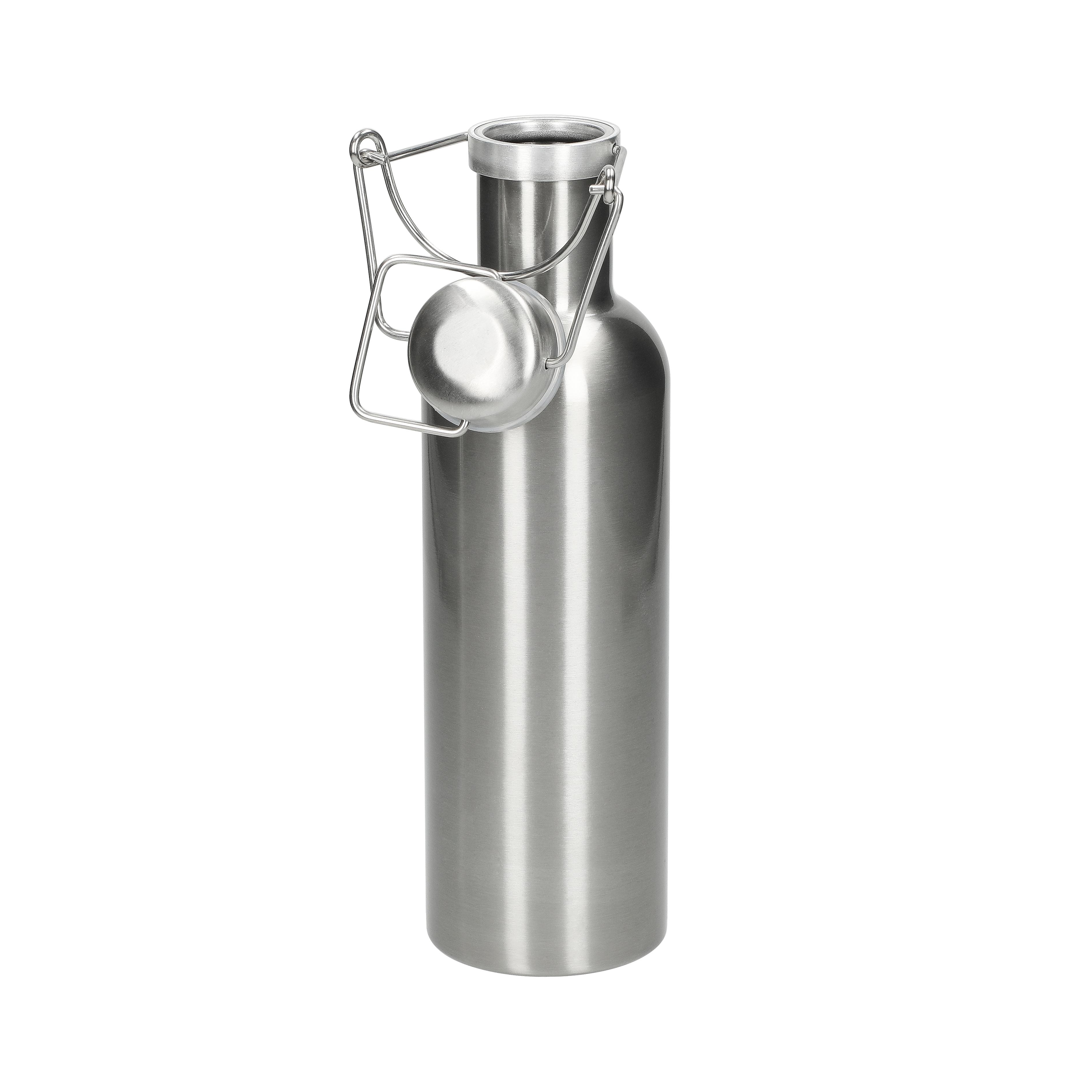 Edelstahl-Trinkflasche "Denali" 0,8 l mit Bügelverschluss, bedruckbar